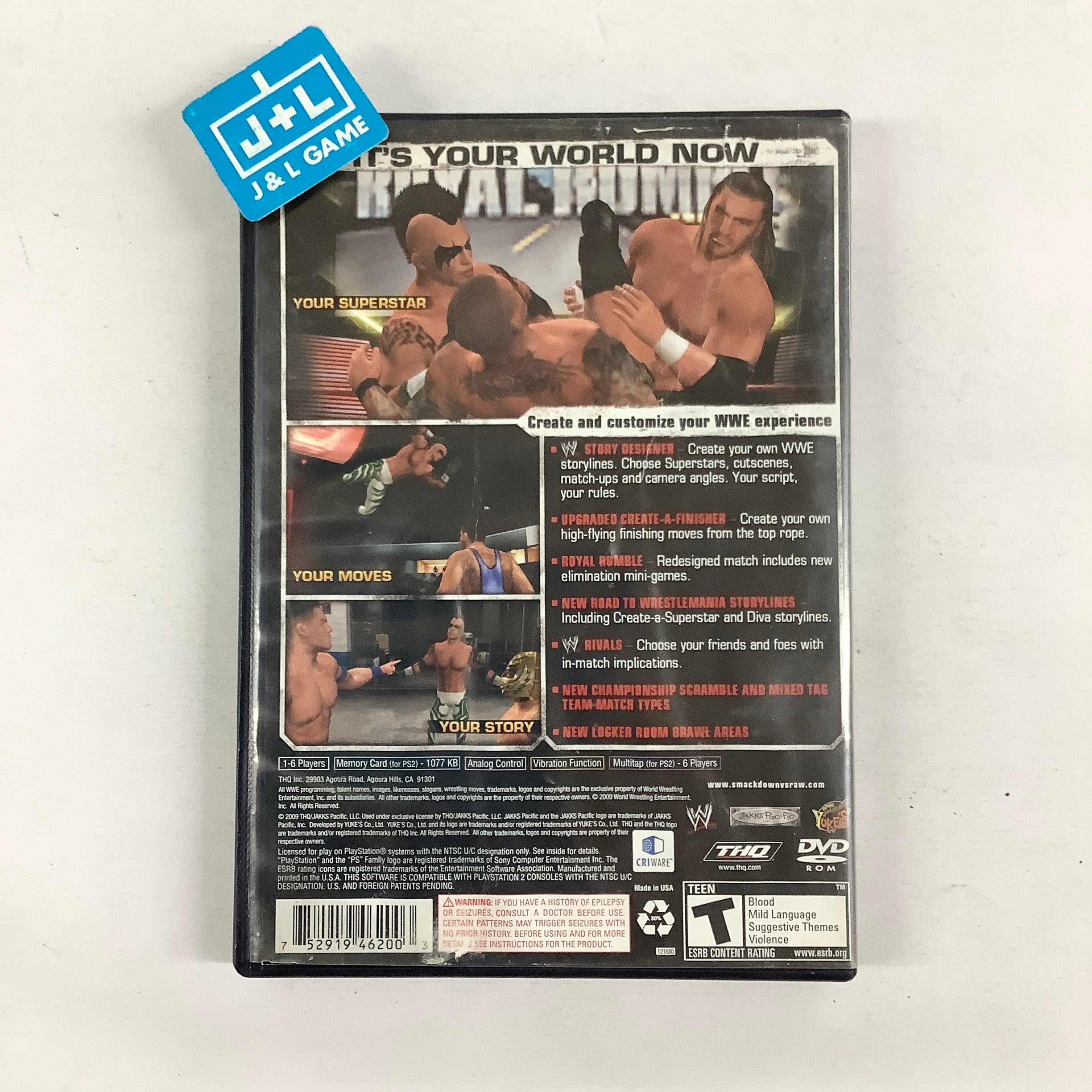 WWE SmackDown vs. Raw 2010 - (PS2) PlayStation 2 [Pre-Owned] Video Games THQ