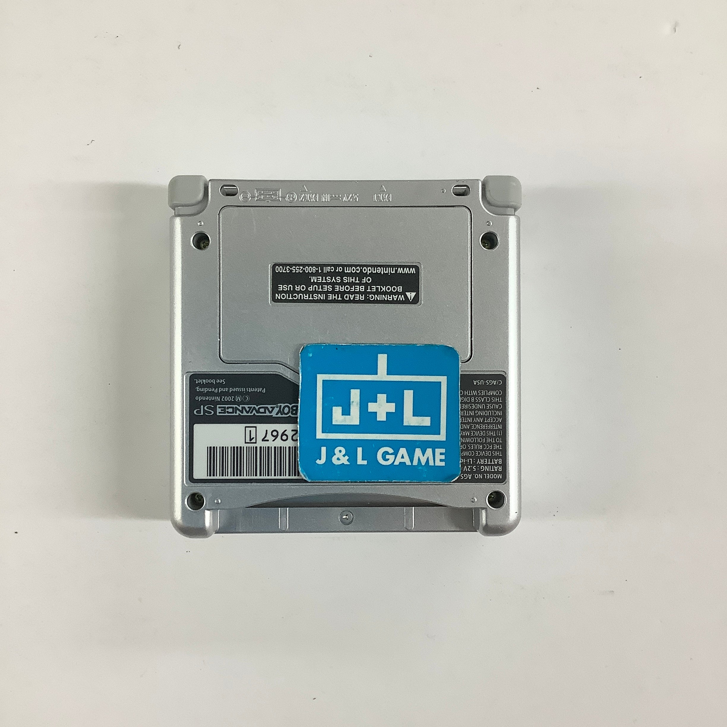 Nintendo Game Boy Advance SP Console AGS-001 (Silver) - (GBA) Game Boy Advance SP [Pre-Owned]