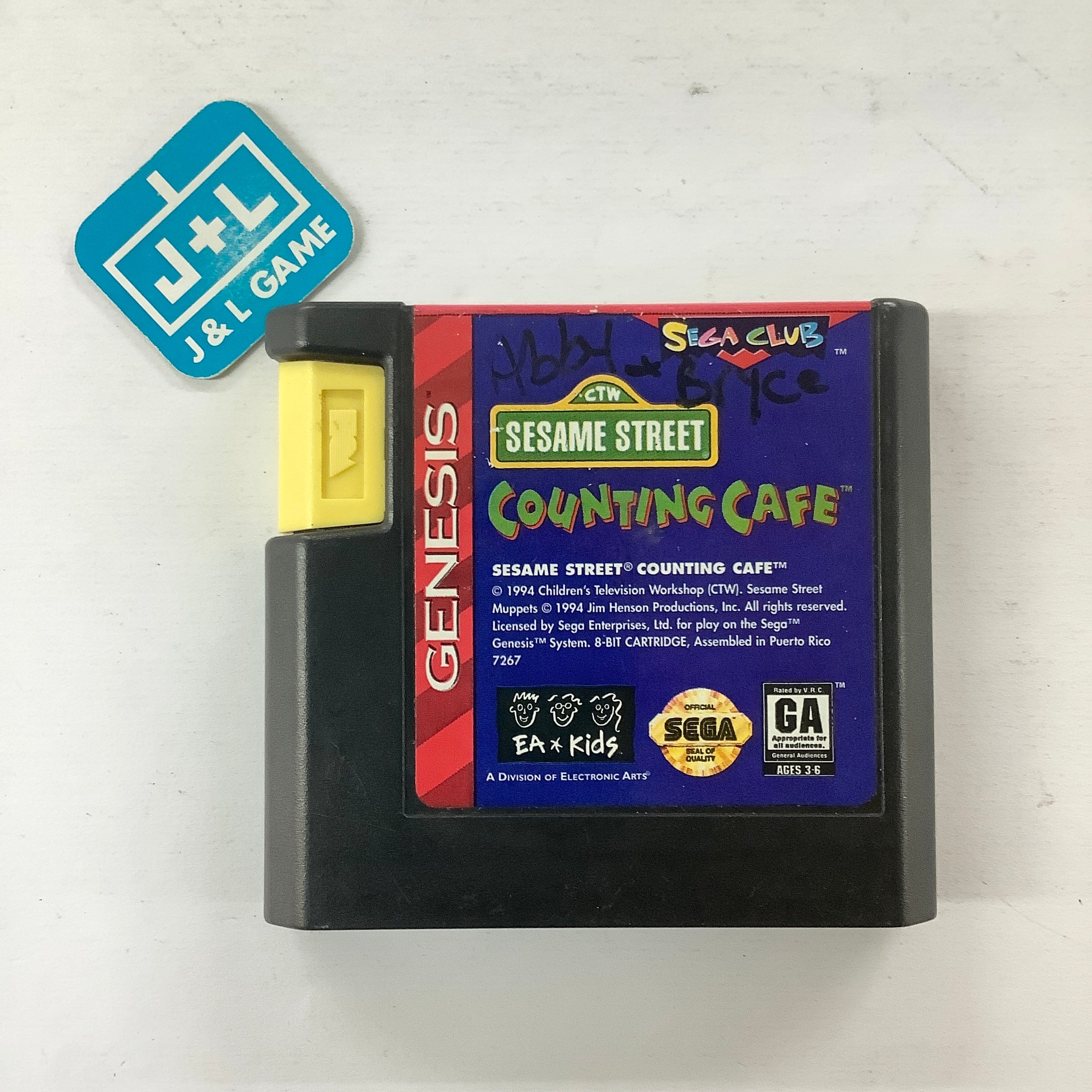 Sesame Street Counting Cafe - (SG) SEGA Genesis [Pre-Owned] Video Games Electronic Arts   
