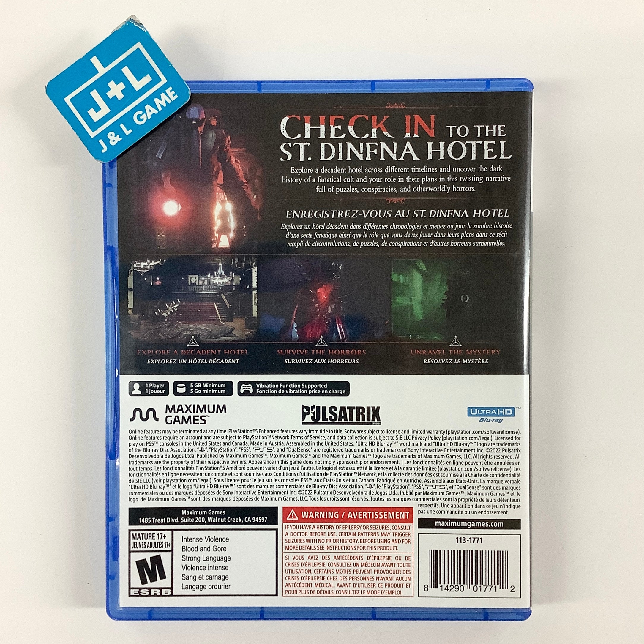 Fobia: St. Dinfna Hotel - (PS5) PlayStation 5 [Pre-Owned] Video Games Maximum Games