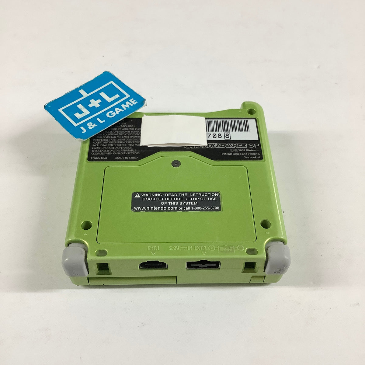 Nintendo Game Boy Advance SP Console AGS-001 (Lime Green) - (GBA) Game Boy Advance SP [Pre-Owned] CONSOLE Nintendo