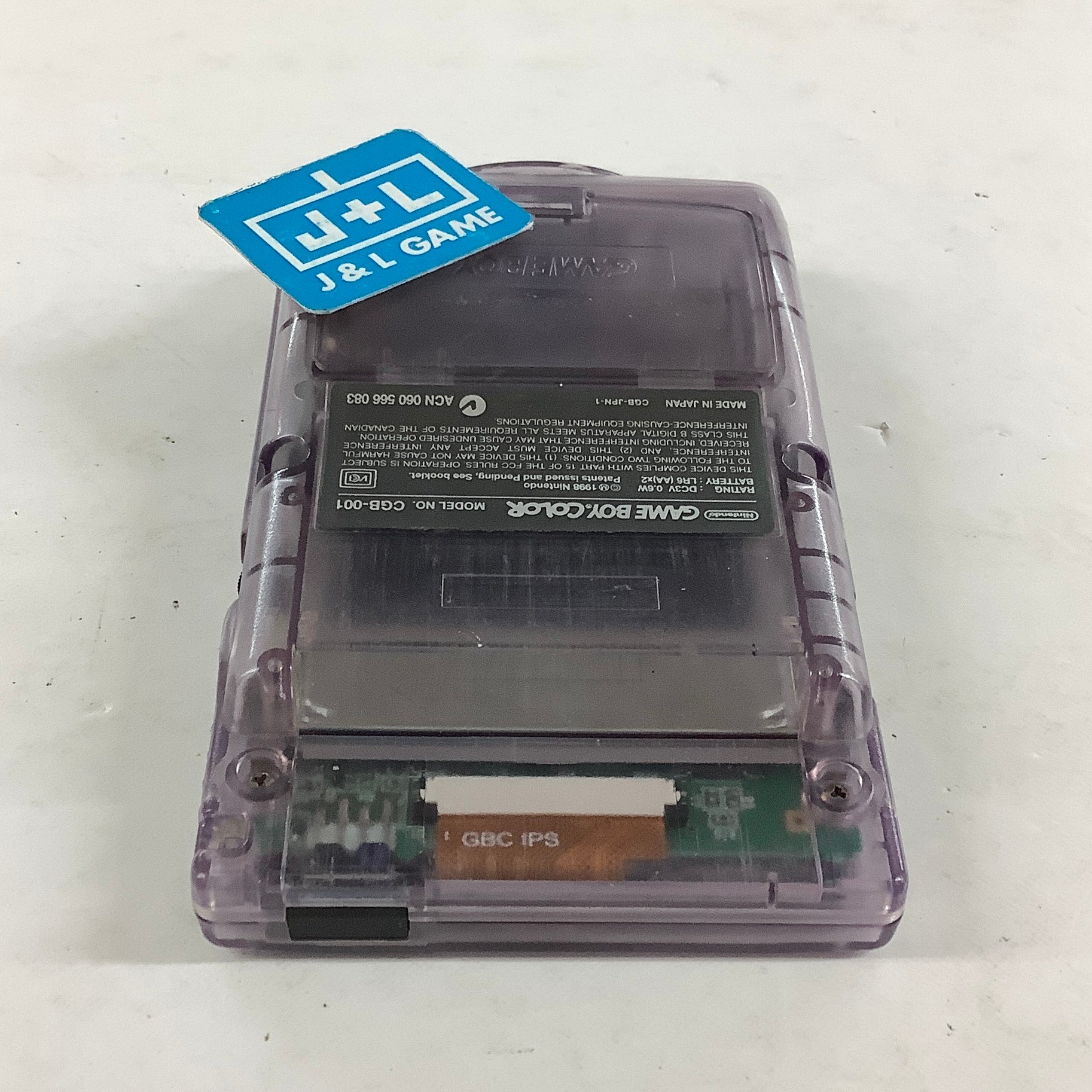 Nintendo Game Boy Color Console (Atomic Purple With Backlight) - (GBC) Game Boy Color [Pre-Owned] Consoles Nintendo