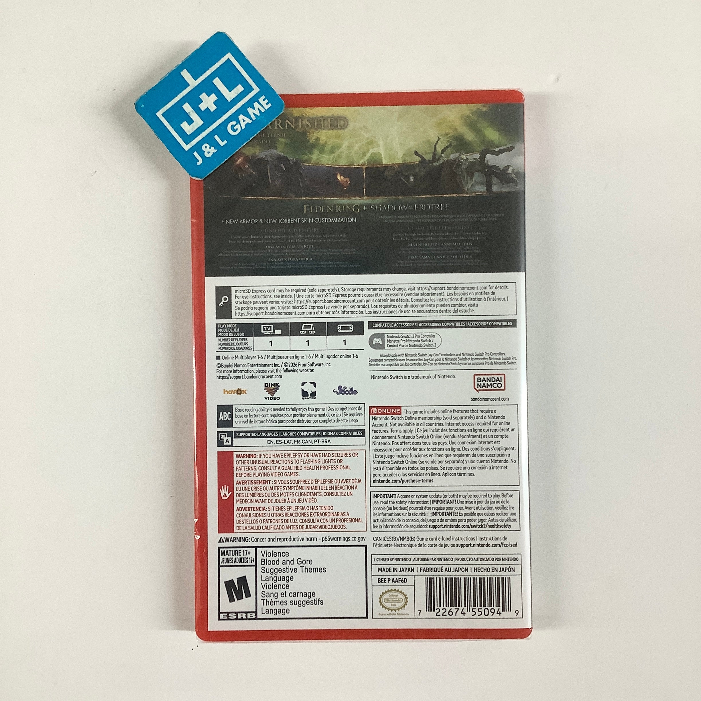 Elden Ring: Tarnished Edition - (NS2) Nintendo Switch 2