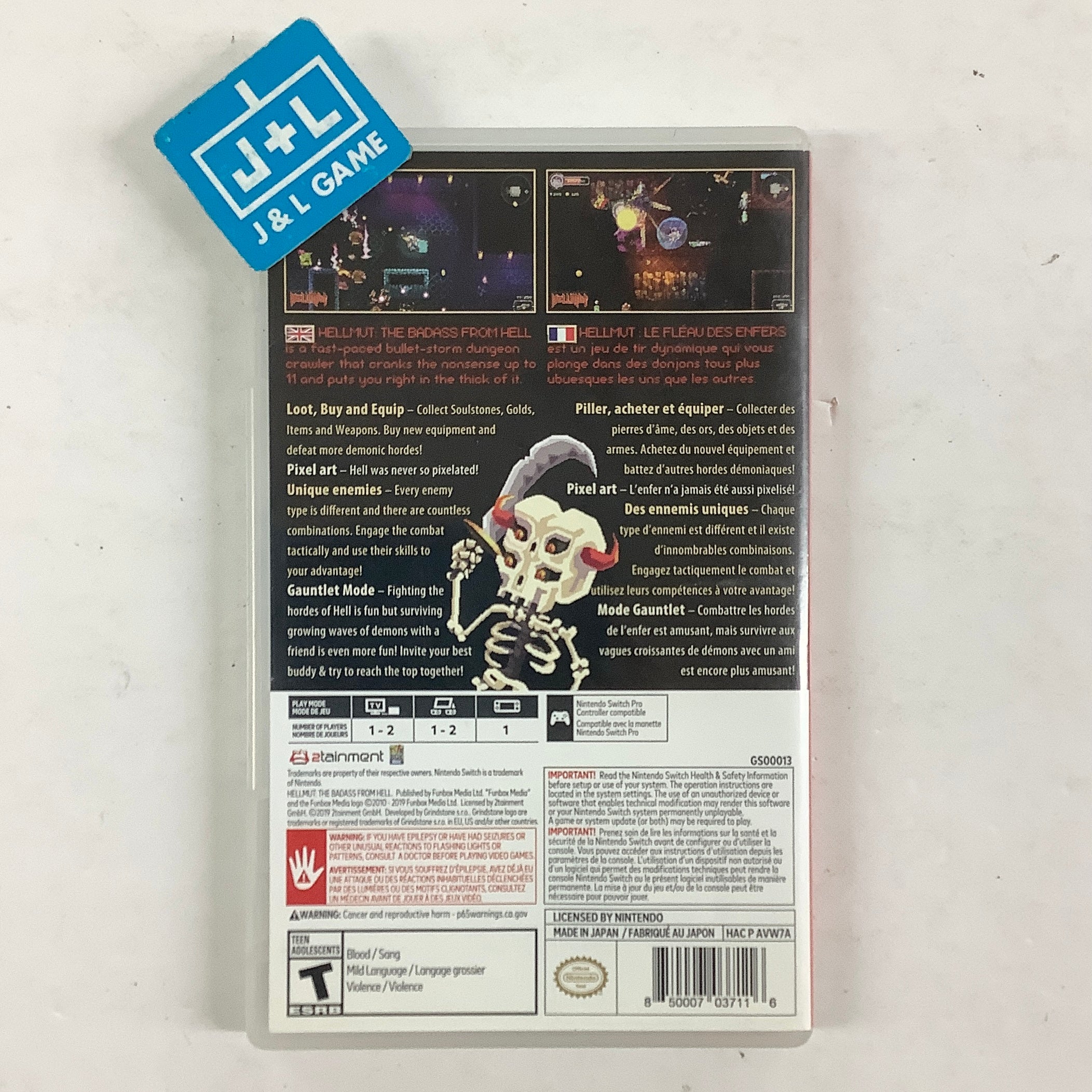 Hellmutt: The Badass From Hell - (NSW) Nintendo Switch [Pre-Owned] Video Games GS2 Games