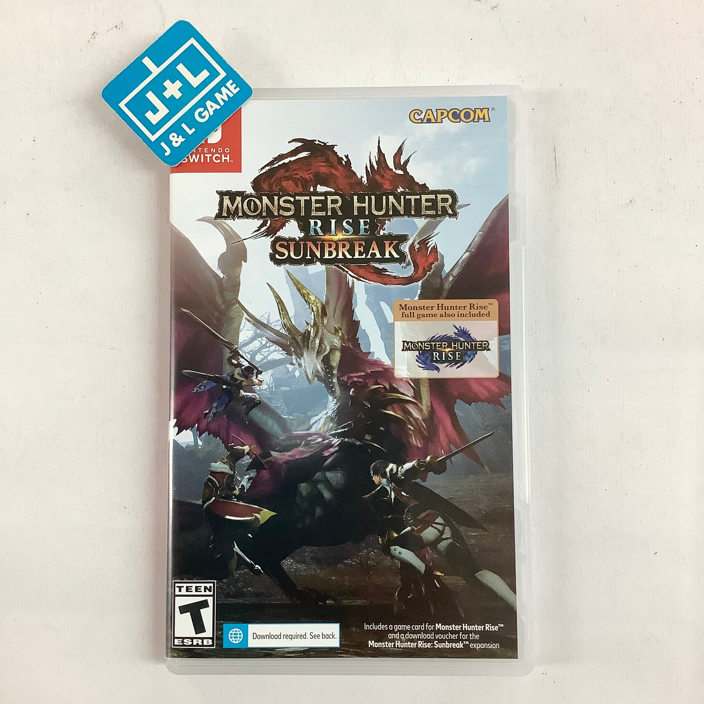 Monster Hunter Rise: Sunbreak - (NSW) Nintendo Switch [Pre-Owned] Video Games Capcom