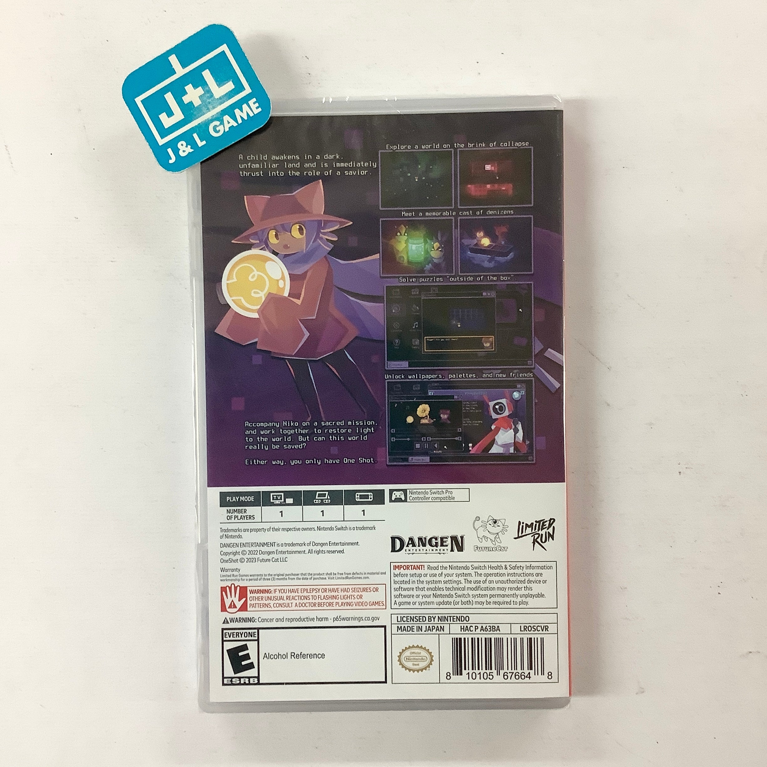 OneShot: World Machine Edition - (NSW) Nintendo Switch Video Games Limited Run   