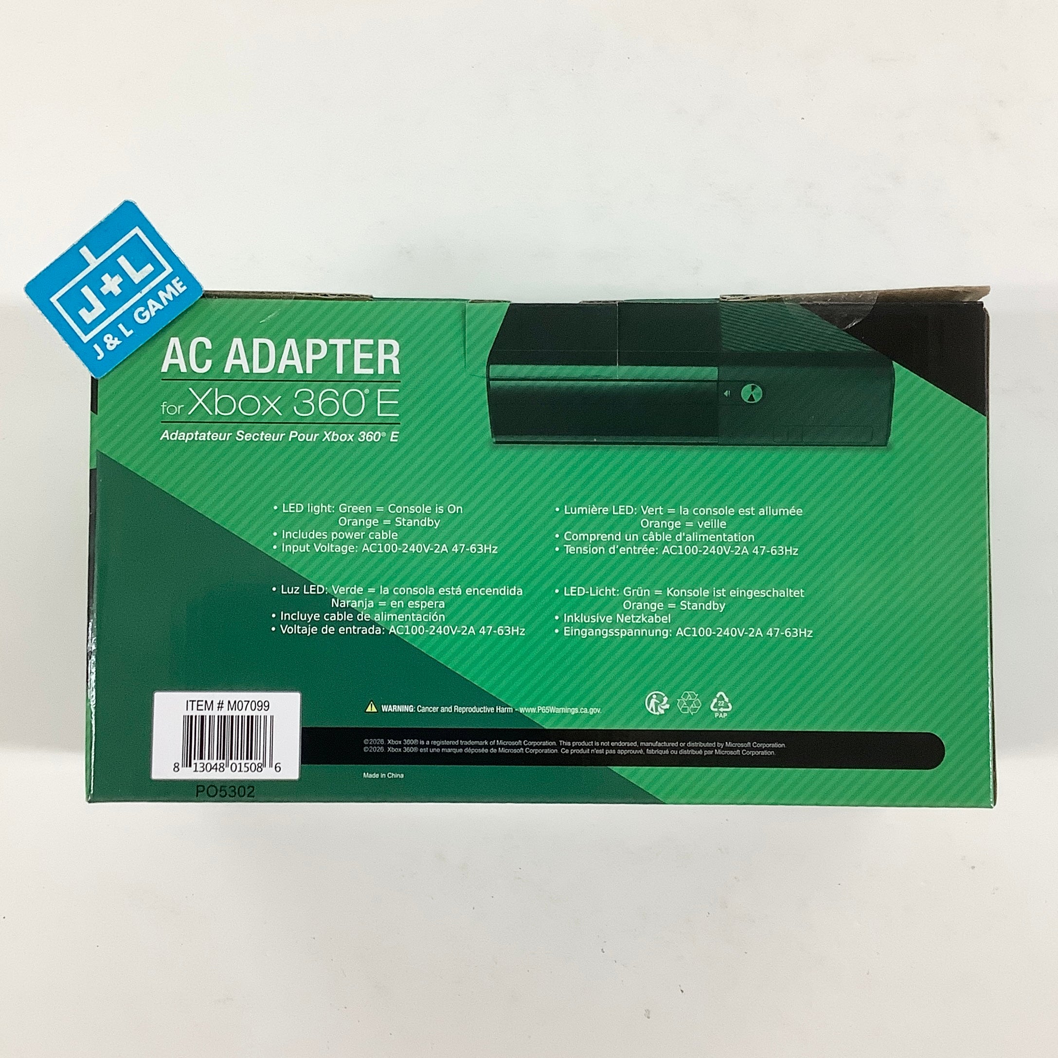 Xbox 360 E Slim AC Adapter - Xbox 360 ACCESSORIES Hyperkin
