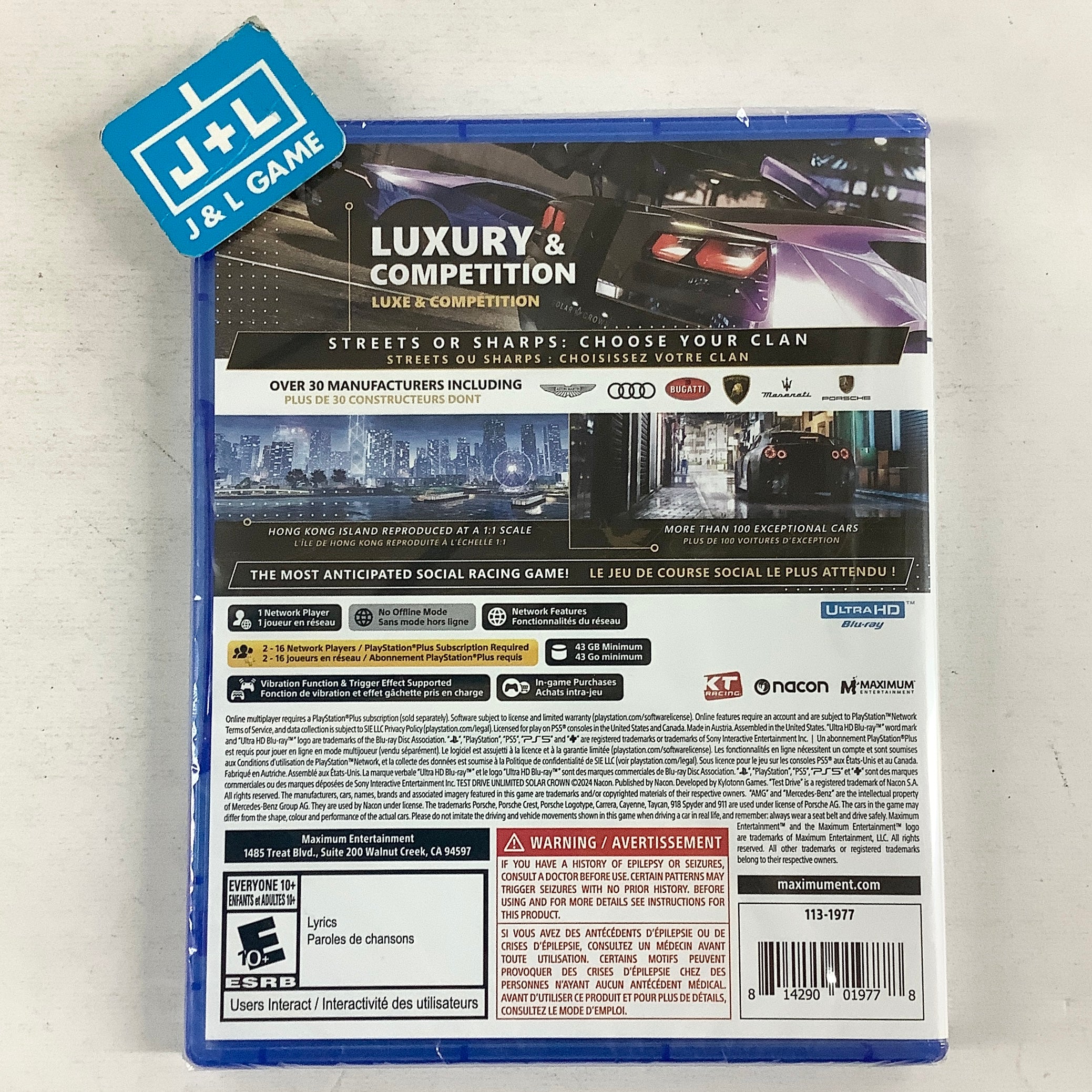 Test Drive Unlimited Solar Crown - (PS5) PlayStation 5 Video Games NACON