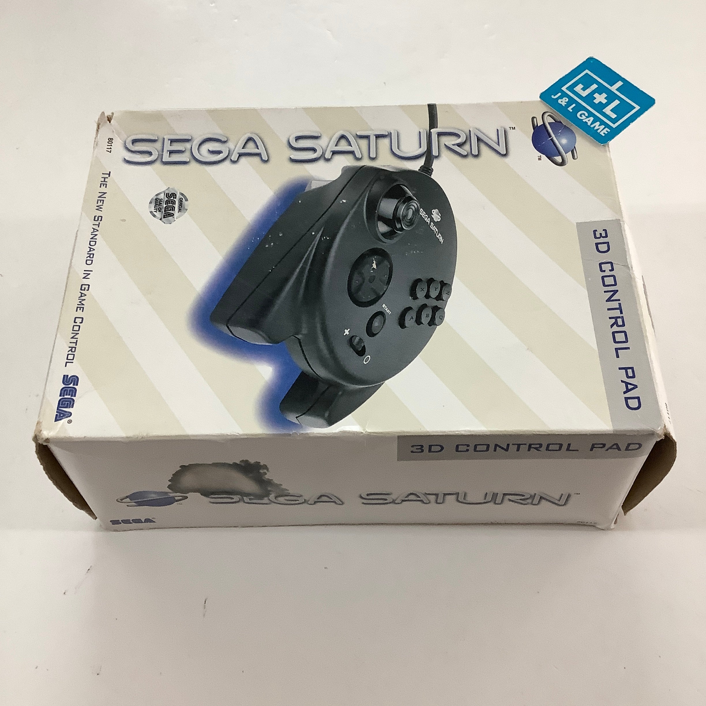Sega Saturn Official 3D Control Pad (Black) - (SS) SEGA Saturn [Pre-Owned] Accessories SEGA