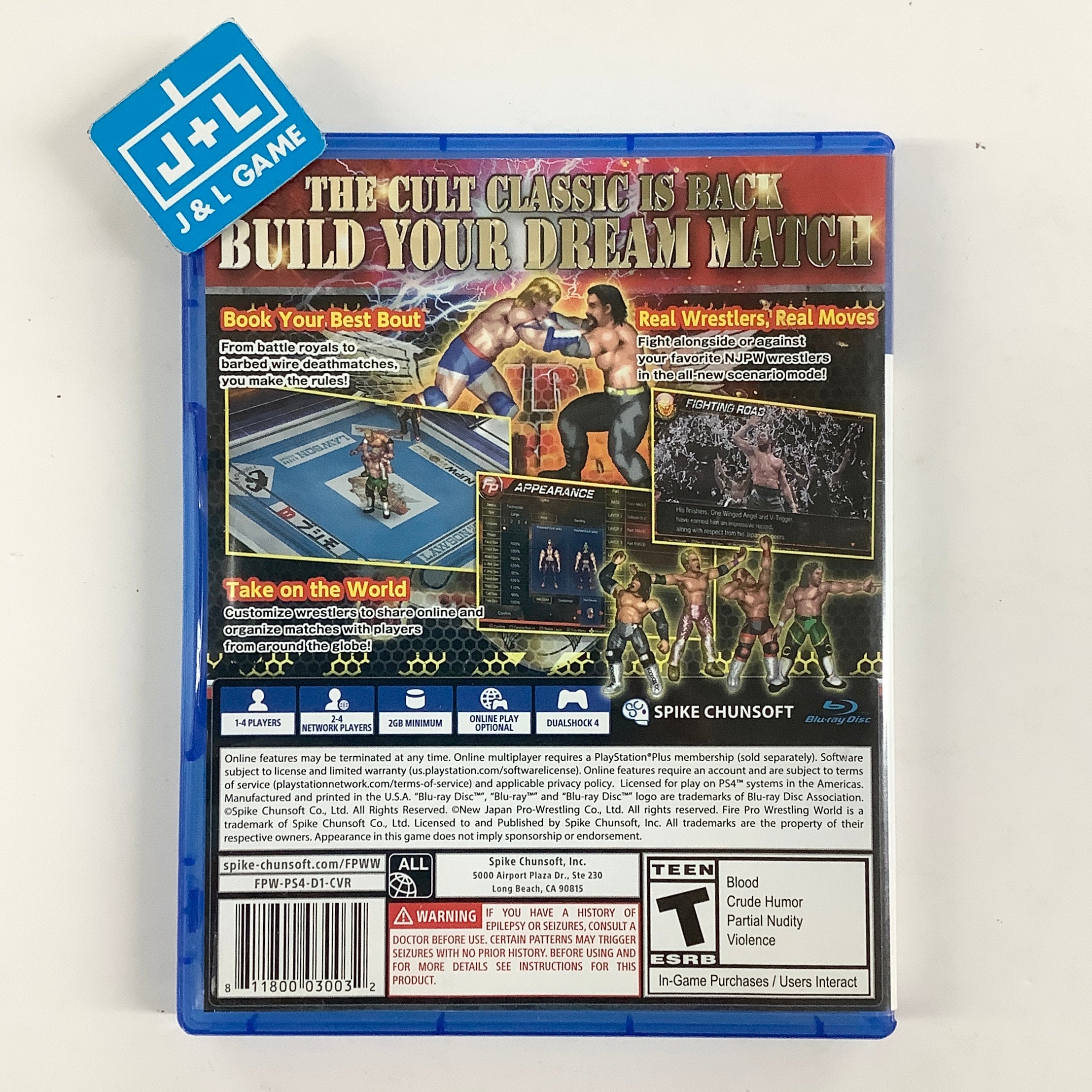 Fire Pro Wrestling World (Day One Edition) - (PS4) PlayStation 4 [Pre-Owned] Video Games Spike Chunsoft