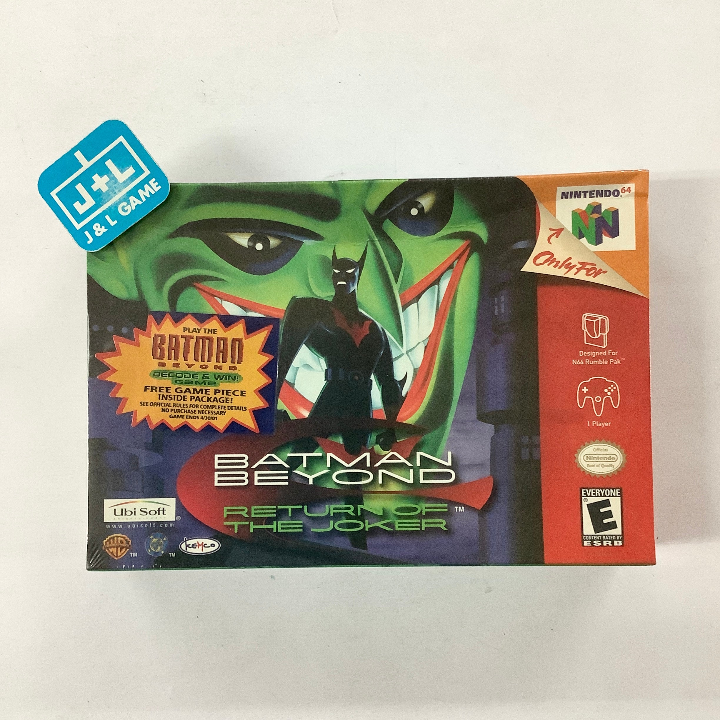 Batman Beyond: Return of the Joker - (N64) Nintendo 64 Video Games Ubisoft   