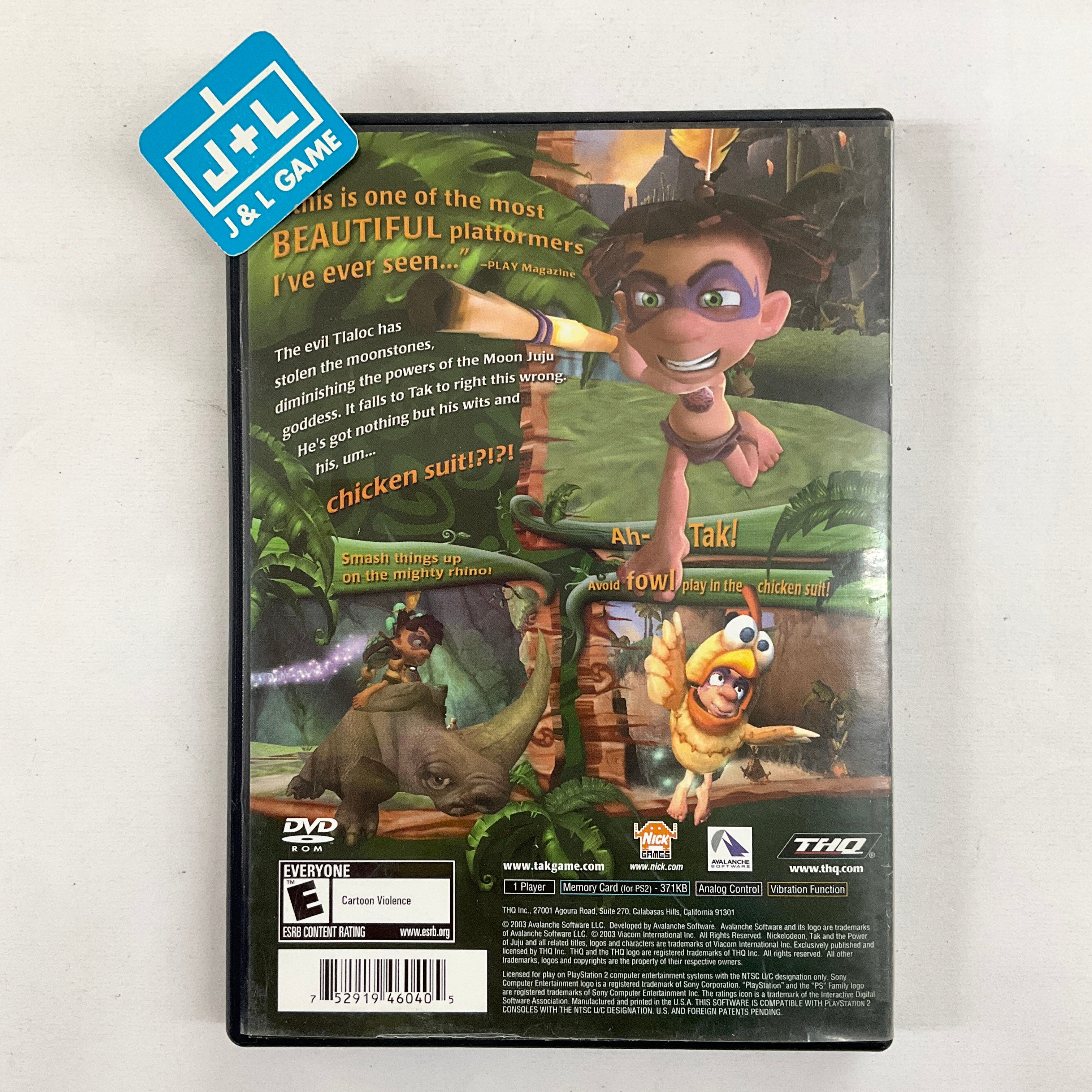 Tak and the Power of Juju - (PS2) PlayStation 2 [Pre-Owned] Video Games THQ   