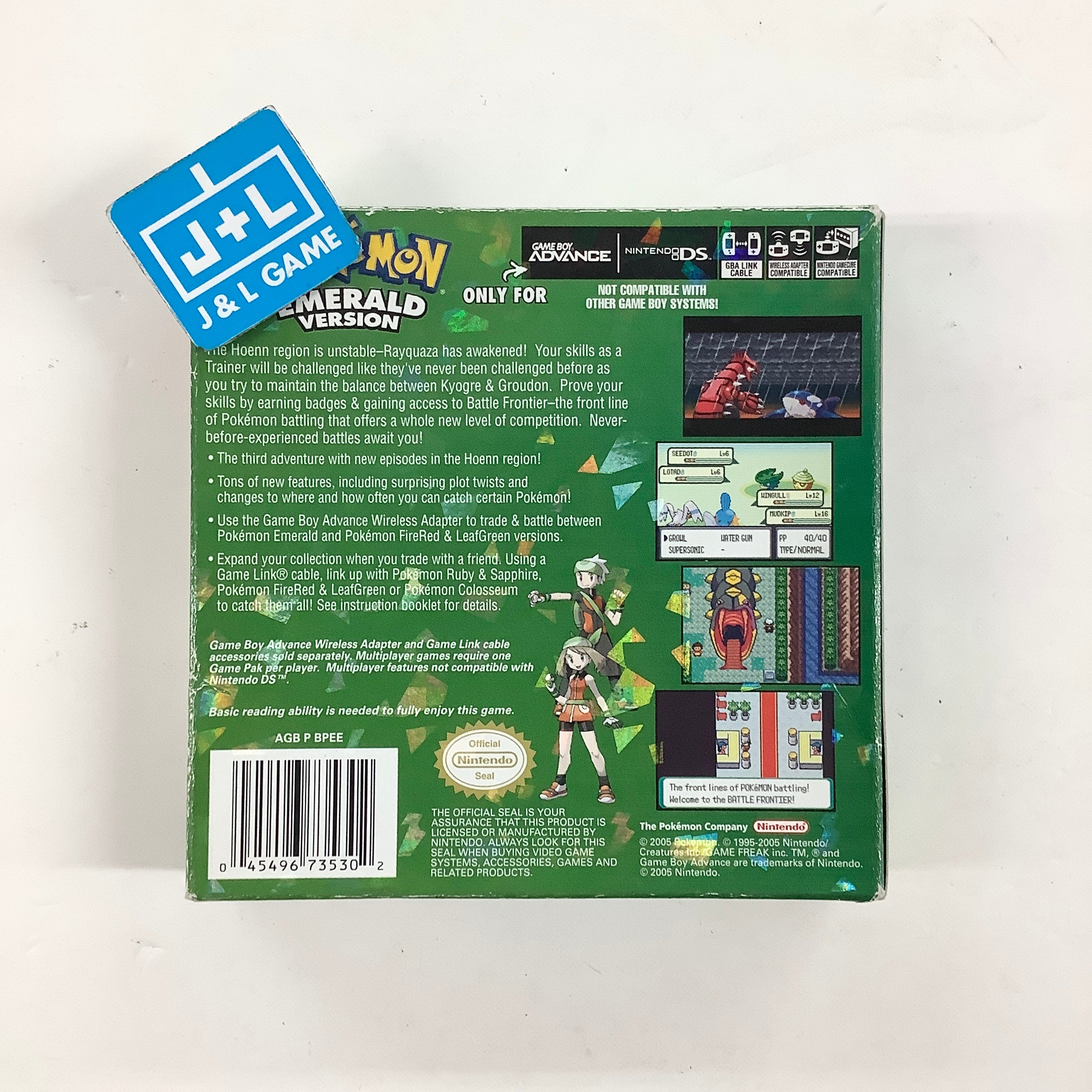 Pokemon Emerald Version - (GBA) Game Boy Advance [Pre-Owned]