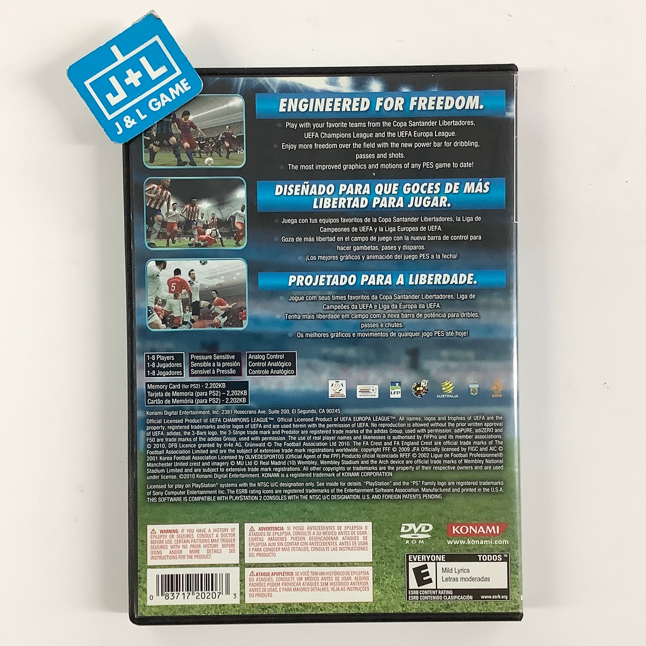 Pro Evolution Soccer 2011 - (PS2) PlayStation 2 [Pre-Owned] Video Games J&L Game