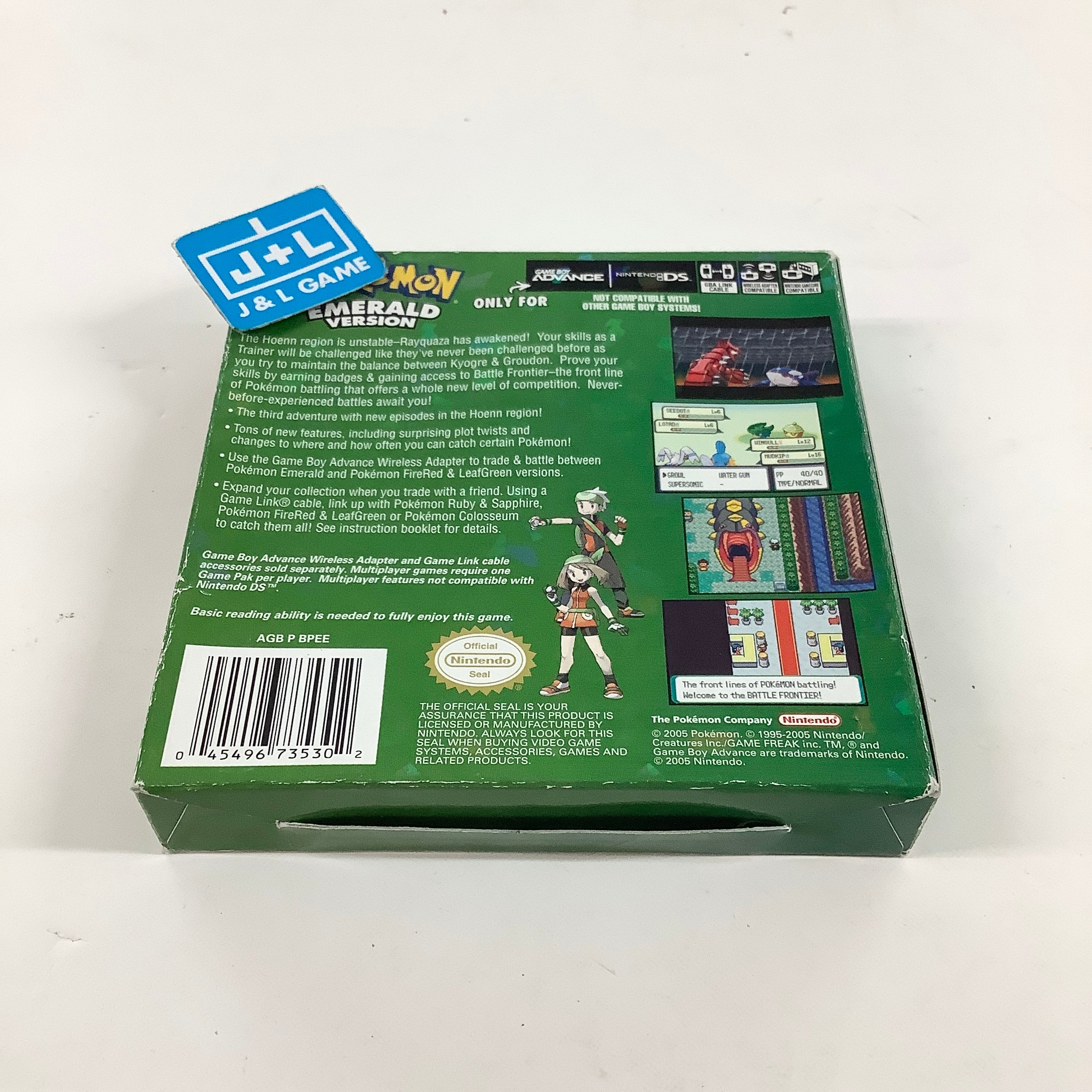 Pokemon Emerald Version - (GBA) Game Boy Advance [Pre-Owned]