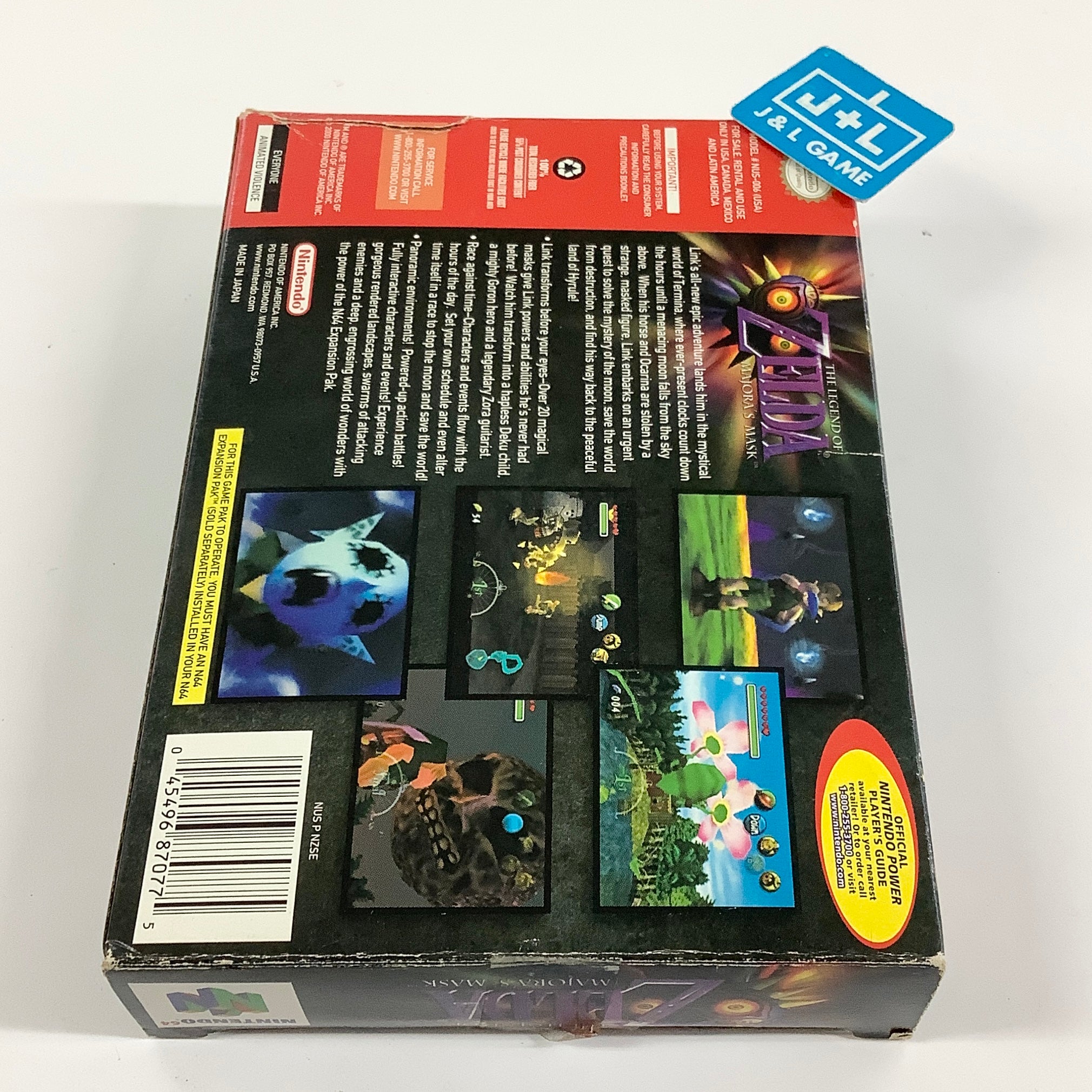 The Legend of Zelda: Majora's Mask Collector's Edition (Hologram 3D Label) - (N64) Nintendo 64 [Pre-Owned] Video Games Nintendo