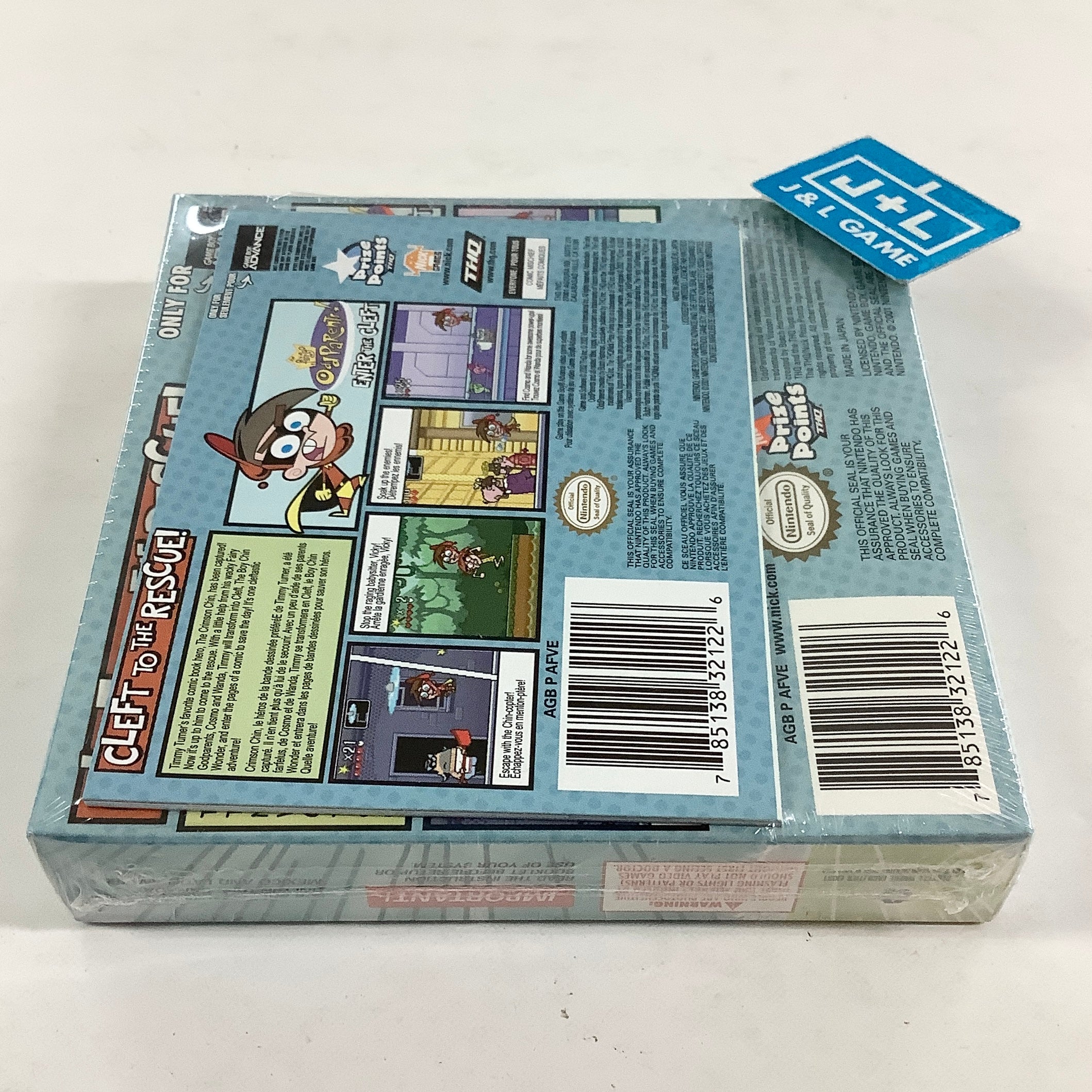 The Fairly OddParents! Enter the Cleft - (GBA) Game Boy Advance Video Games THQ