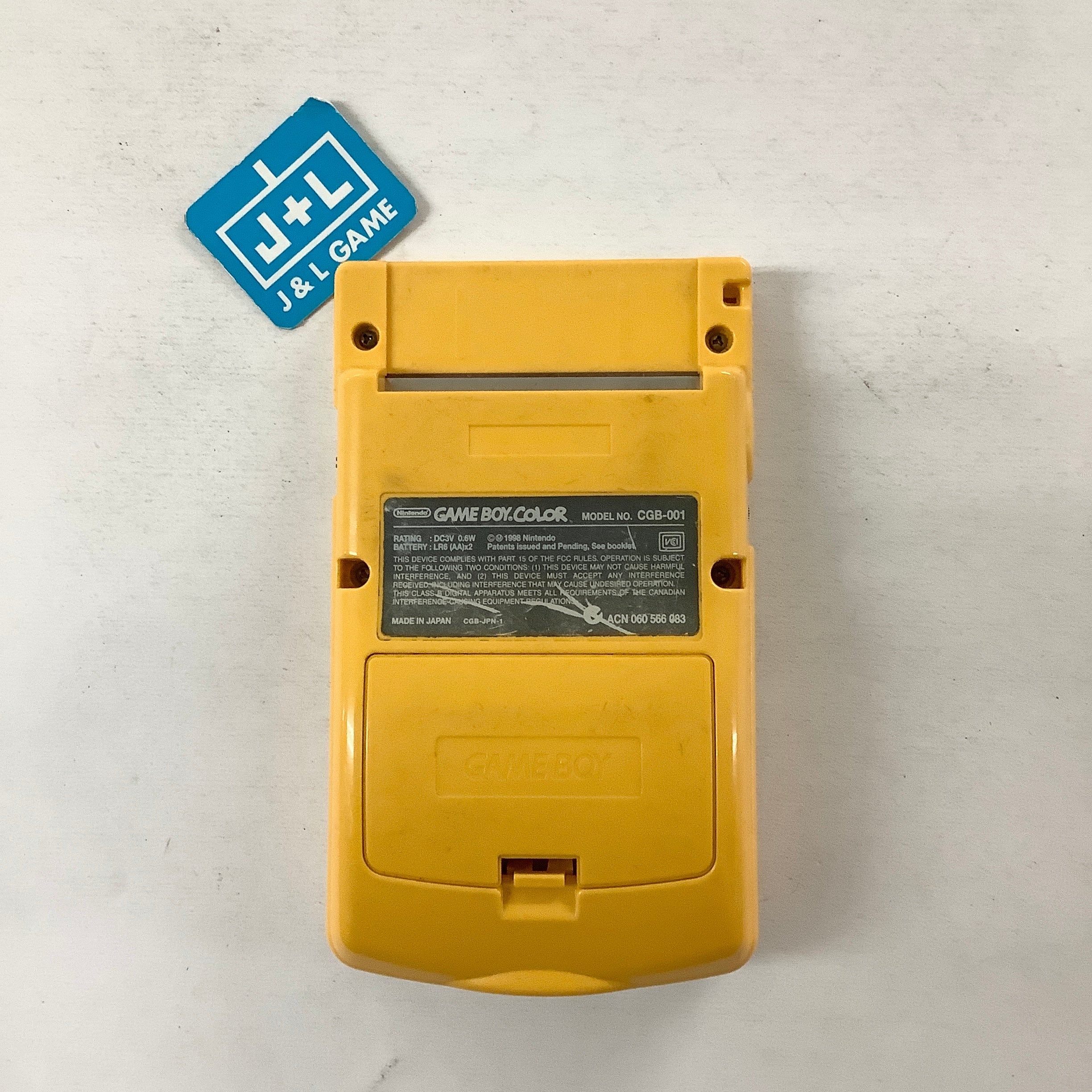 Nintendo Game Boy Color Console (Yellow) - (GBC) Game Boy Color [Pre-Owned] Consoles Nintendo   