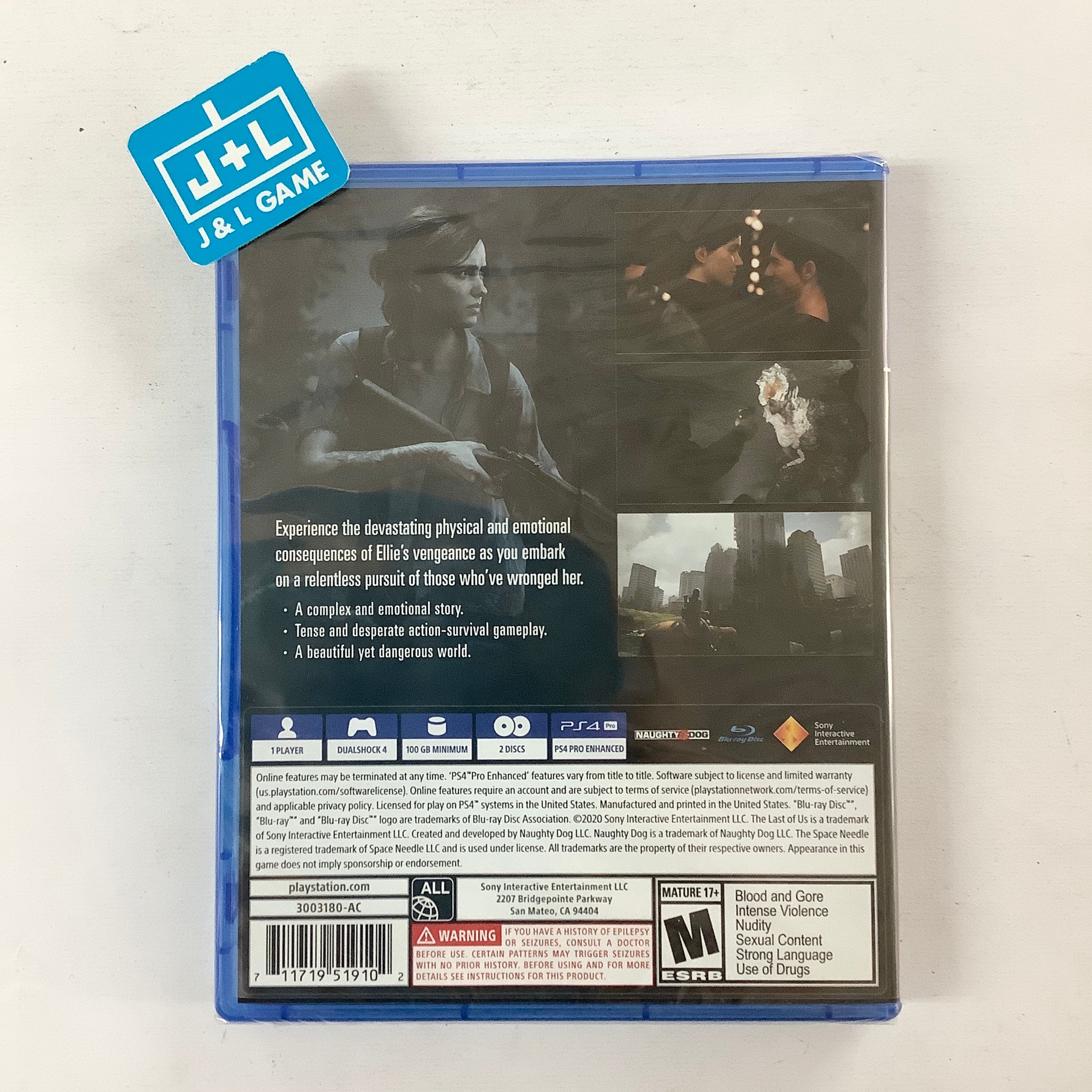 The Last of Us Part II - (PS4) PlayStation 4 Video Games Playstation   