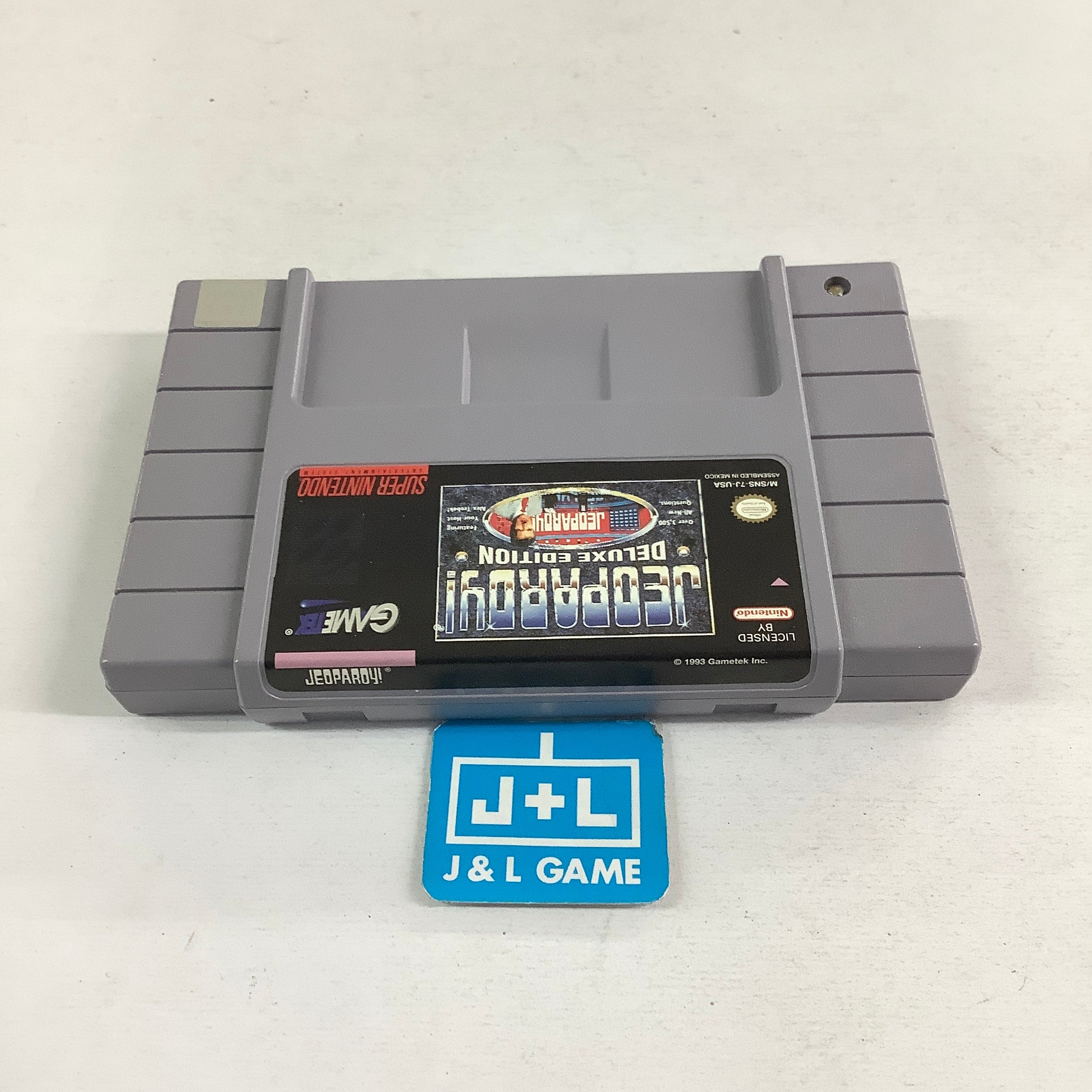 Jeopardy! Deluxe Edition - (SNES) Super Nintendo [Pre-Owned] Video Games GameTek