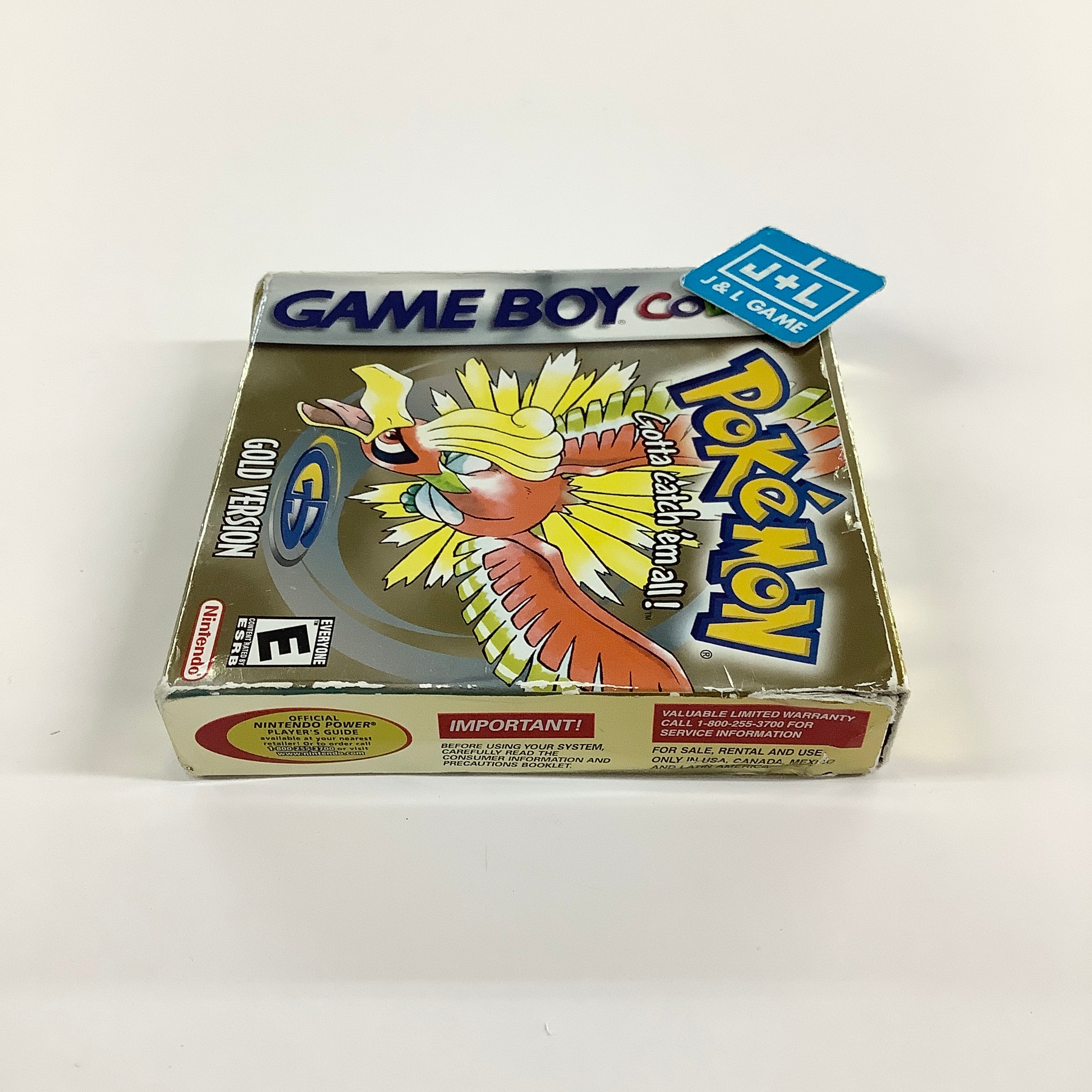 Pokemon Gold Version - (GBC) Game Boy Color [Pre-Owned]