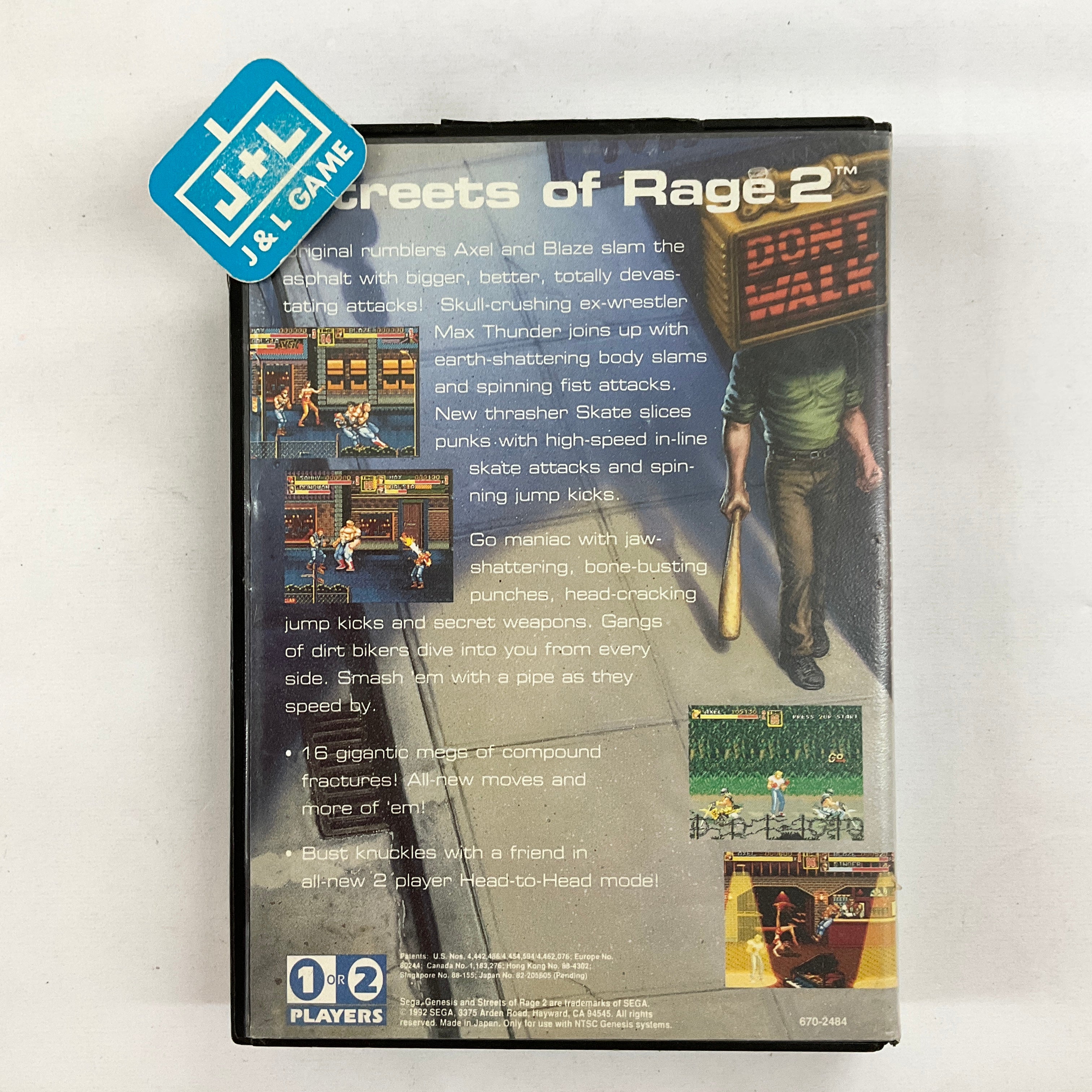 Streets of Rage 2 - (SG) SEGA Genesis [Pre-Owned] Video Games Sega   