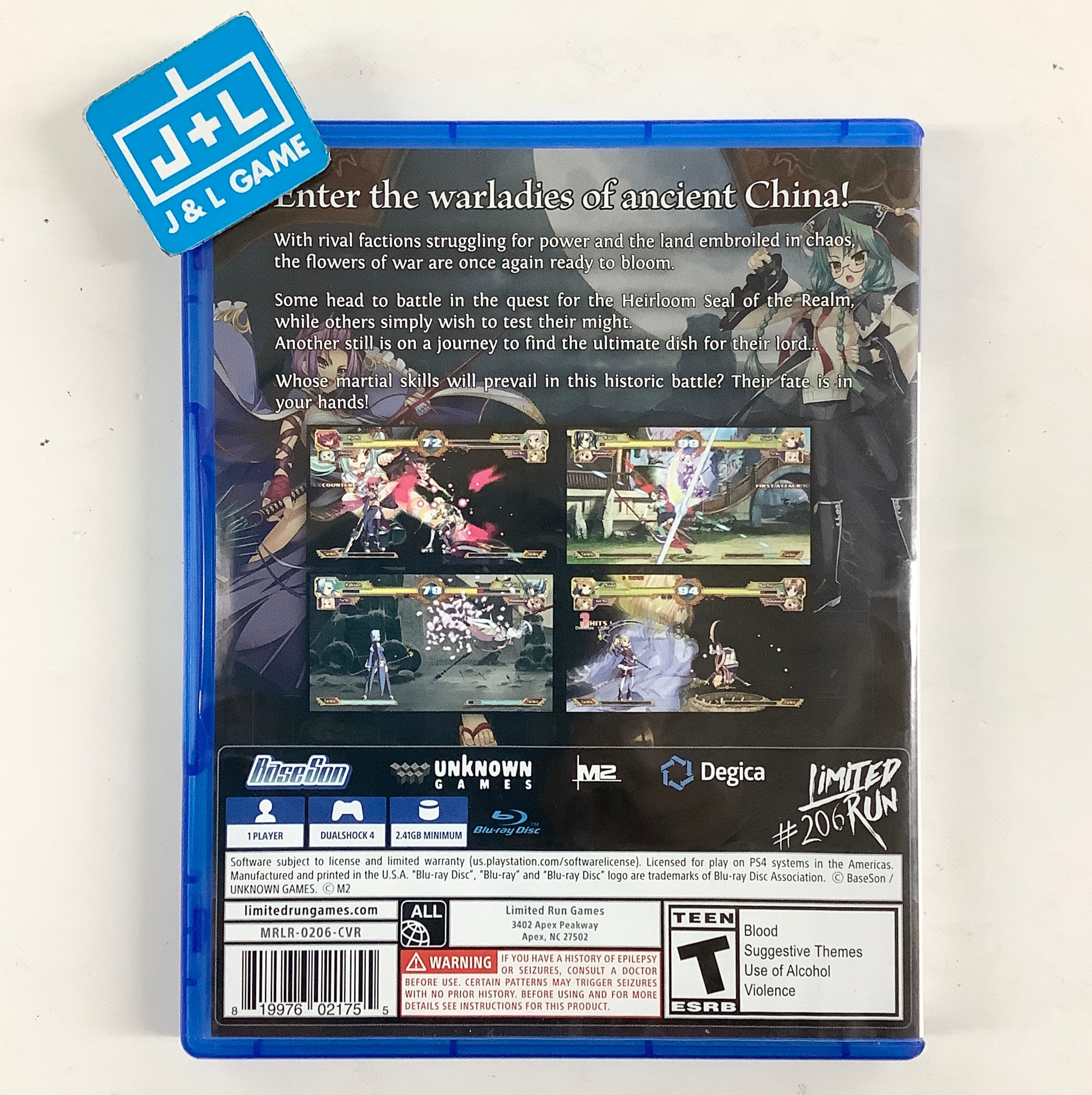 Koihime Enbu RyoRaiRai (Limited Run #206) - (PS4) PlayStation 4 [Pre-Owned] Video Games Limited Run Games
