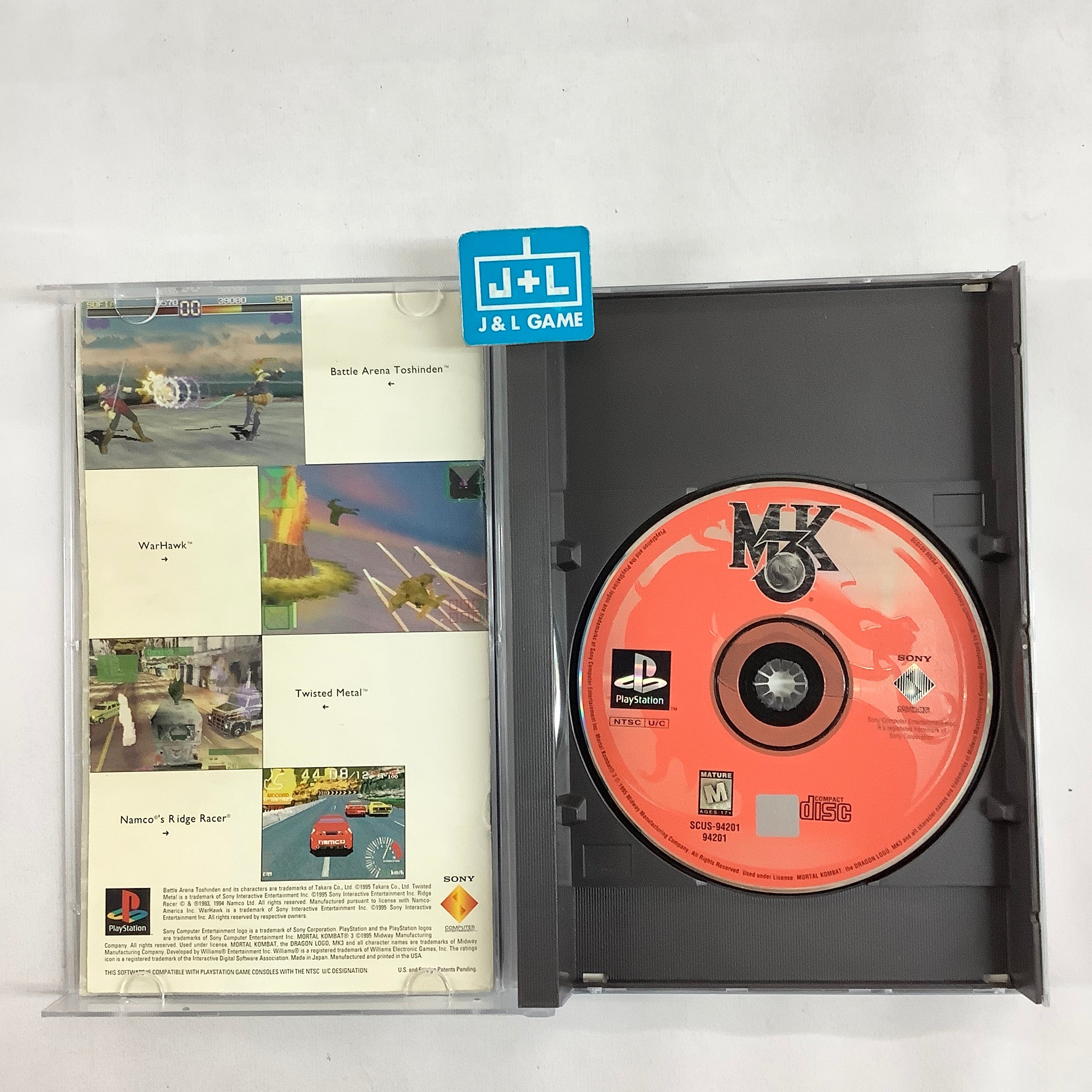 Mortal Kombat 3 (Long Box) - (PS1) PlayStation 1 [Pre-Owned] Video Games SCEA