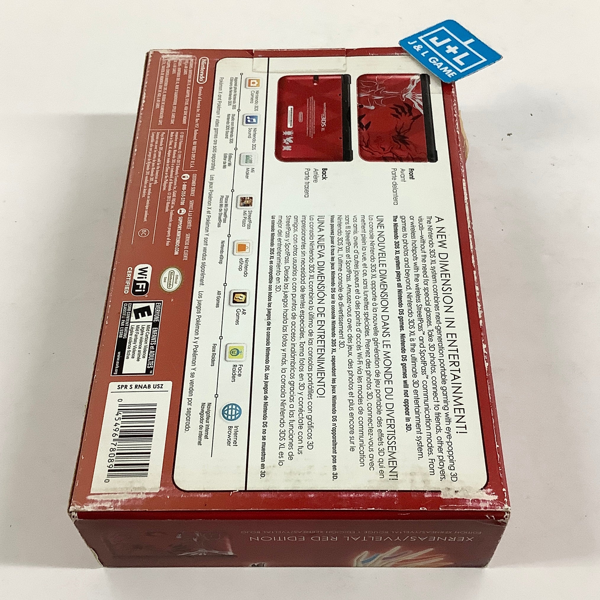 Nintendo 3DS XL (Pokemon XY Red) - Nintendo 3DS [Pre-Owned] Consoles Nintendo