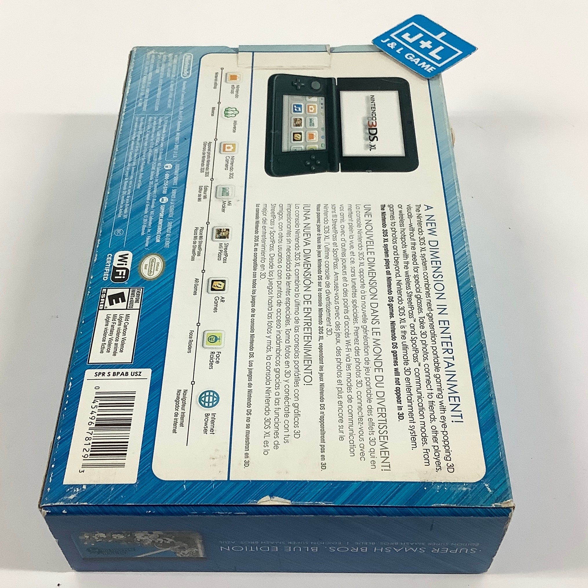 Nintendo 3DS XL Console (Super Smash Bros Blue) - Nintendo 3DS (Pre-Owned) Consoles Nintendo