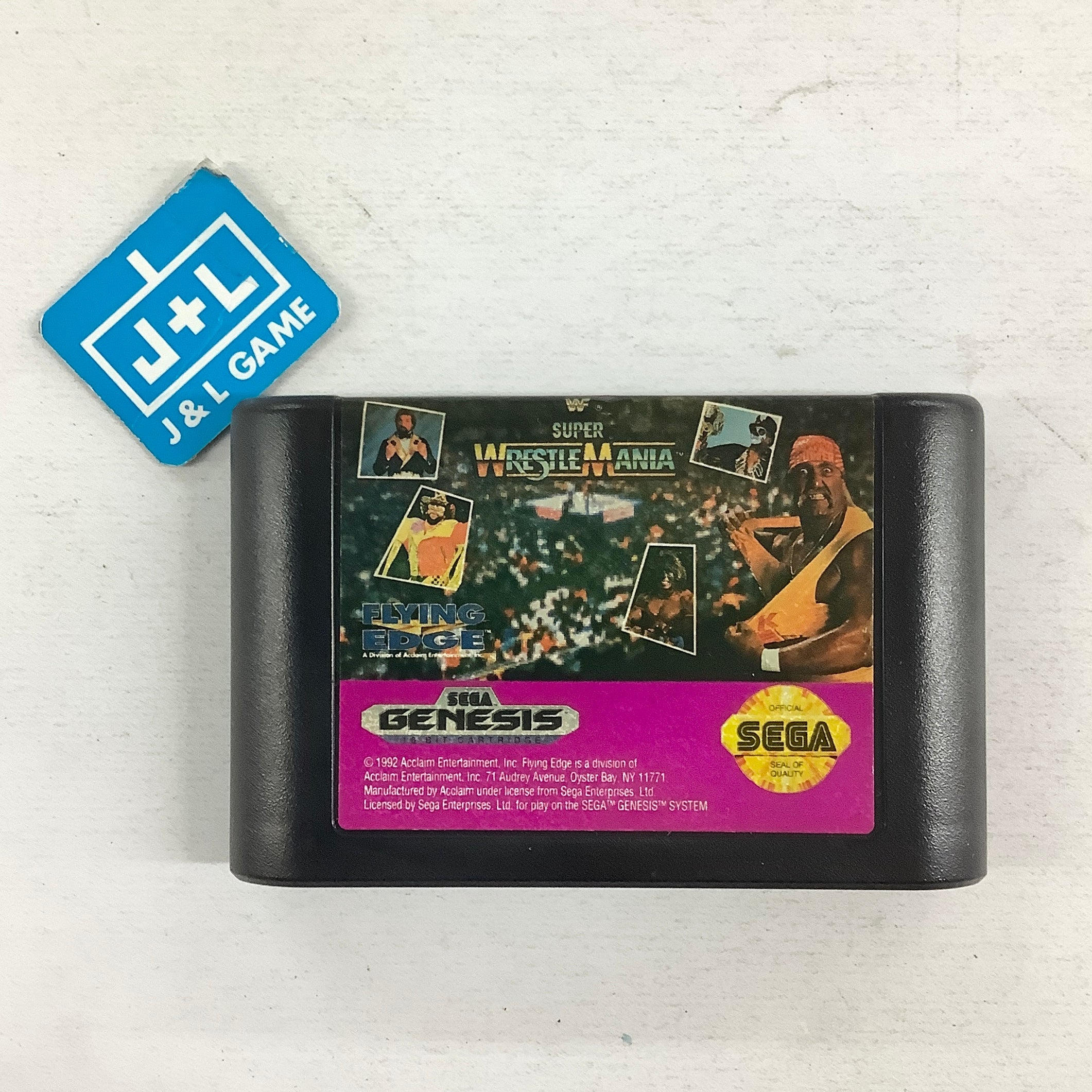 WWF Super WrestleMania - (SG) SEGA Genesis [Pre-Owned] Video Games Flying Edge
