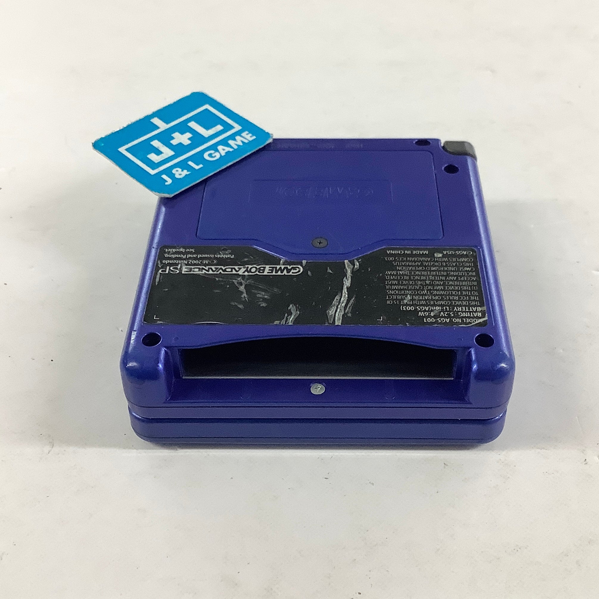 Nintendo Game Boy Advance SP Console AGS-001 (Cobalt Blue) - (GBA) Game Boy Advance SP [Pre-Owned] CONSOLE Nintendo