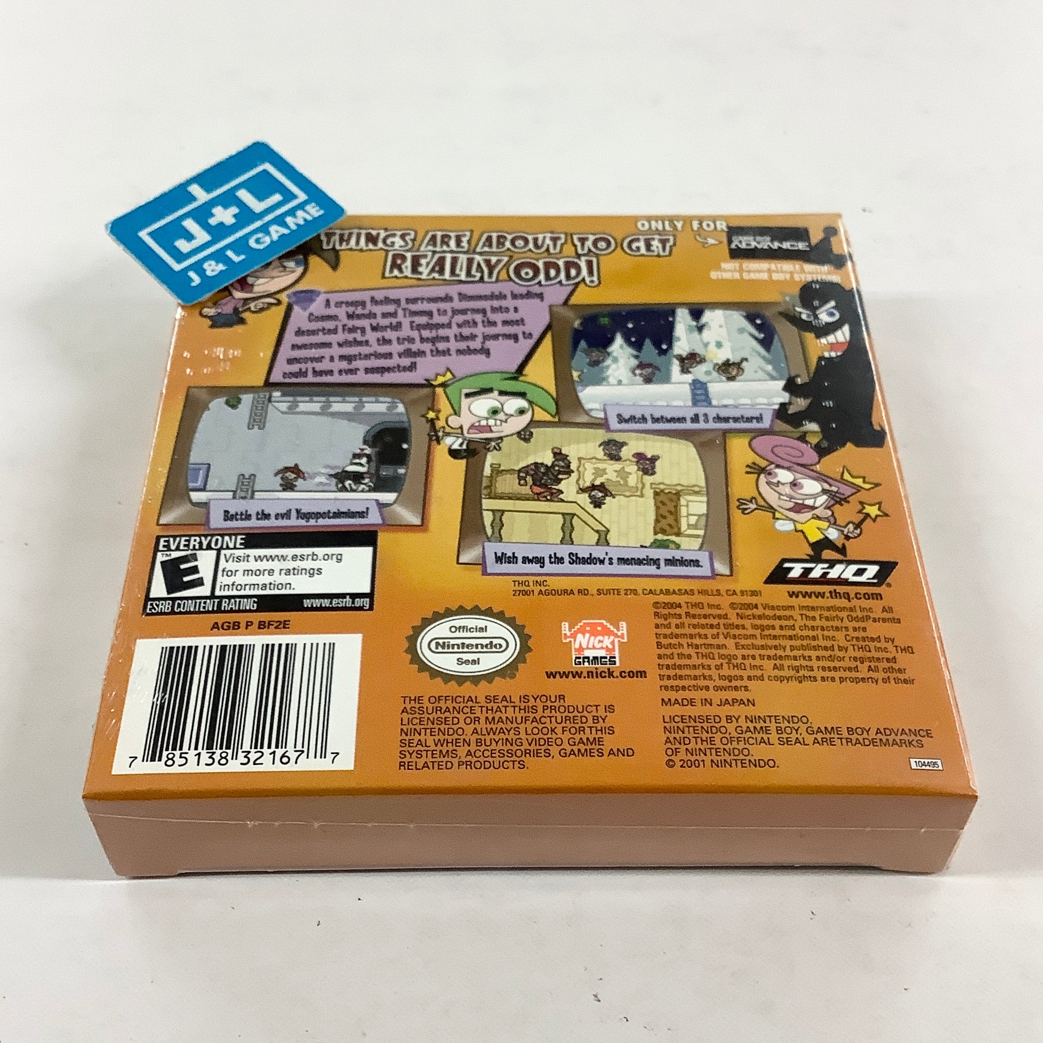 The Fairly OddParents! Shadow Showdown - (GBA) Game Boy Advance Video Games THQ