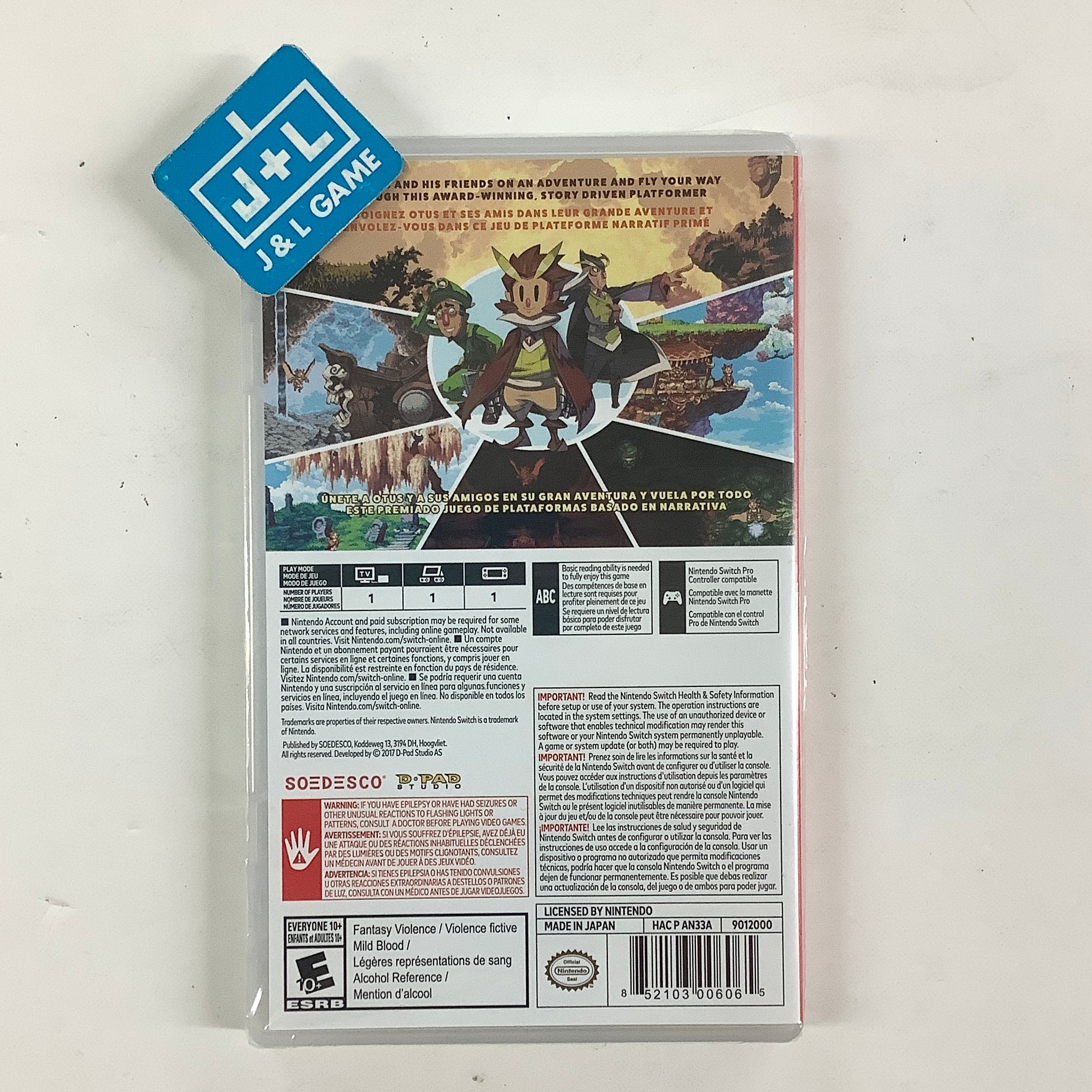 Owlboy - (NSW) Nintendo Switch Video Games Soedesco