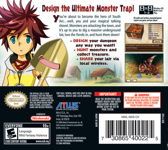 Master of the Monster Lair - (NDS) Nintendo DS [Pre-Owned] Video Games Atlus   
