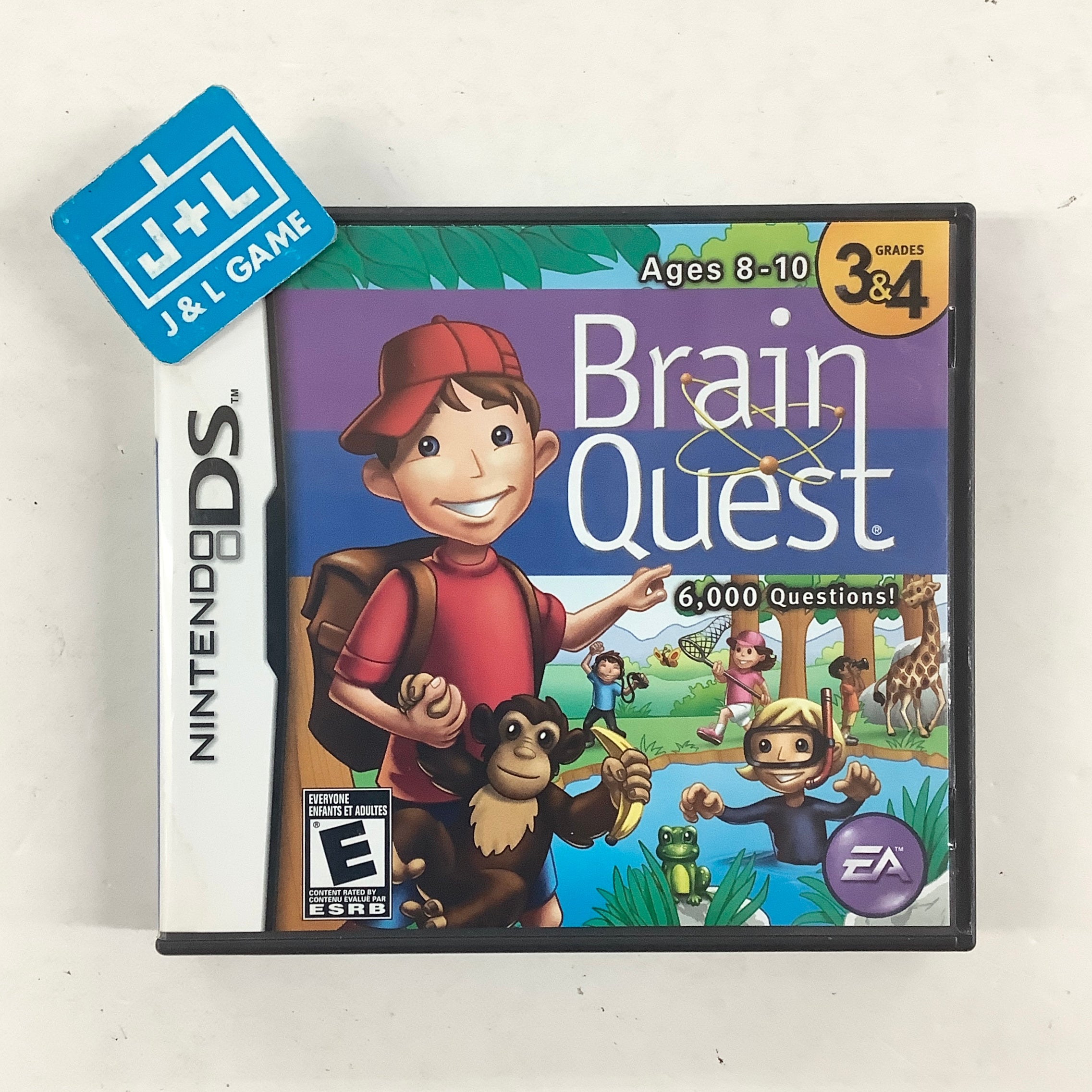 Brain Quest Grades 3 & 4 - (NDS) Nintendo DS [Pre-Owned] Video Games Electronic Arts