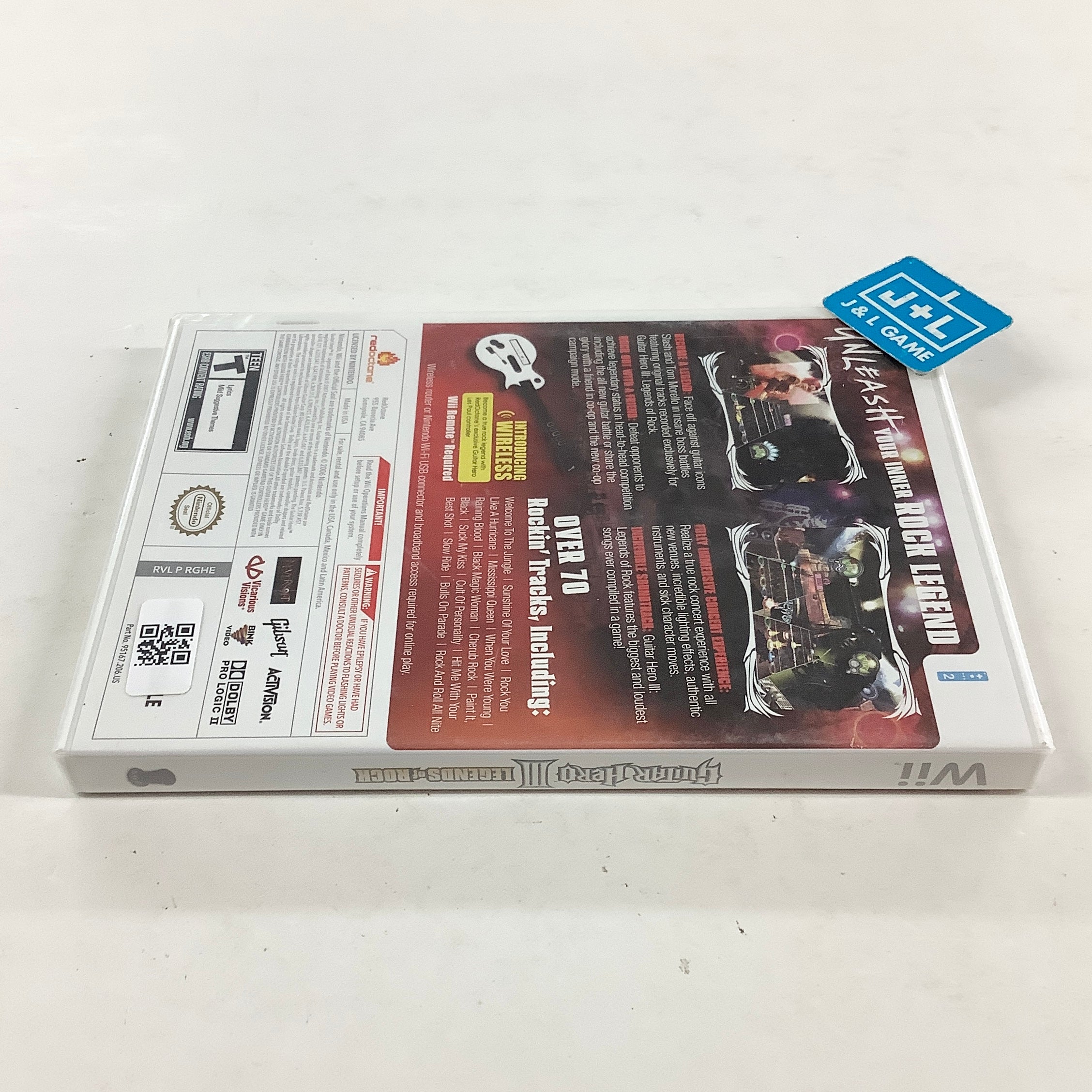 Guitar Hero III: Legends of Rock (Game Only) - Nintendo Wii Video Games ACTIVISION