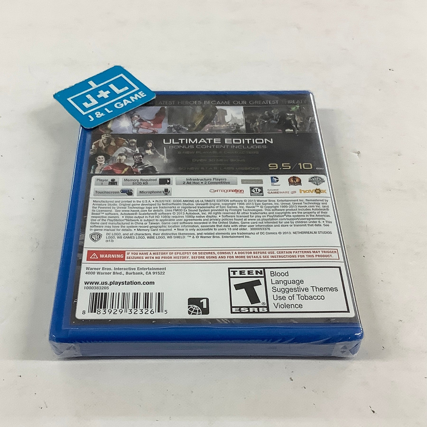 Injustice: Gods Among Us Ultimate Edition - (PSV) PlayStation Vita Video Games Warner Bros. Interactive Entertainment