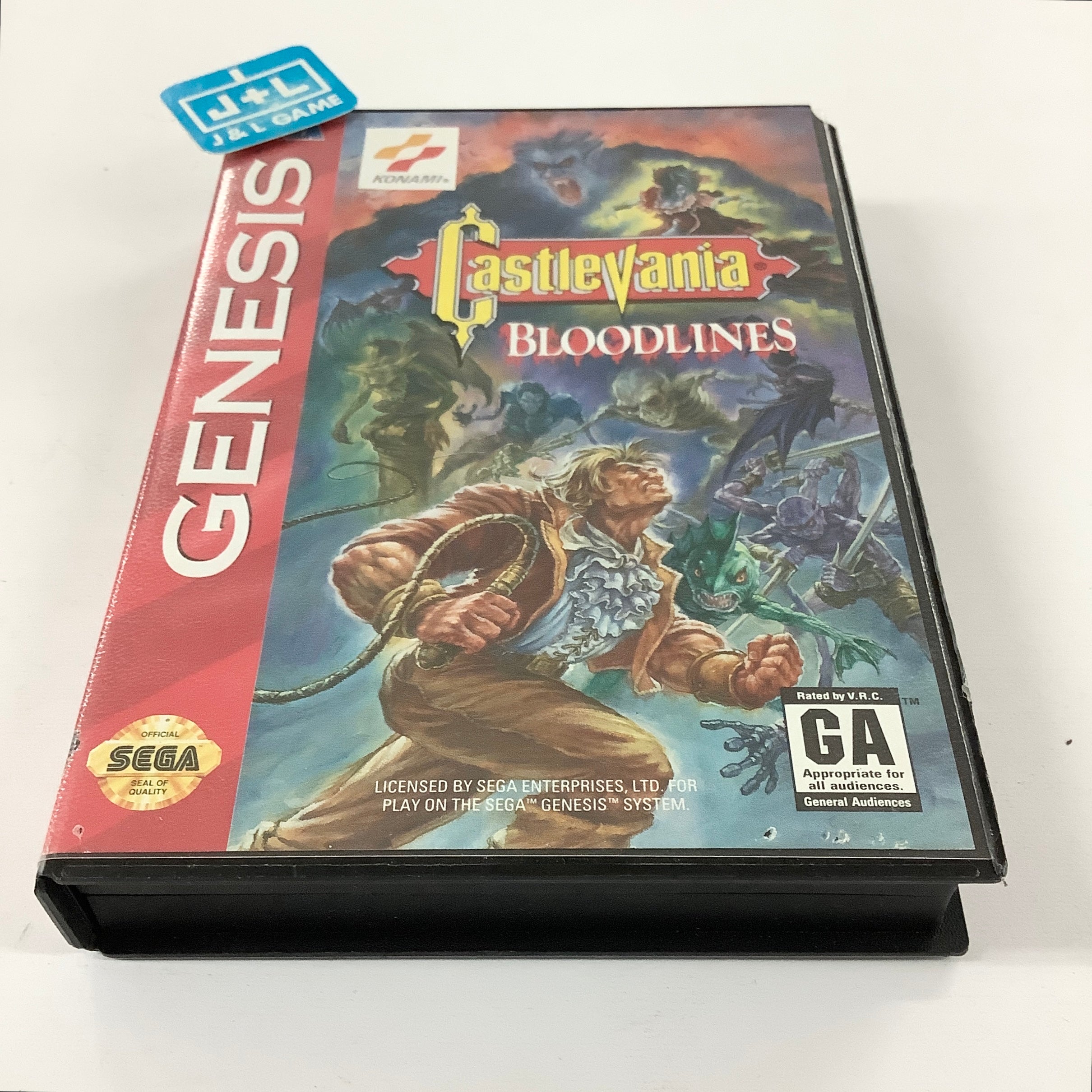 Castlevania: Bloodlines - (SG) SEGA Genesis  [Pre-Owned] Video Games Konami   