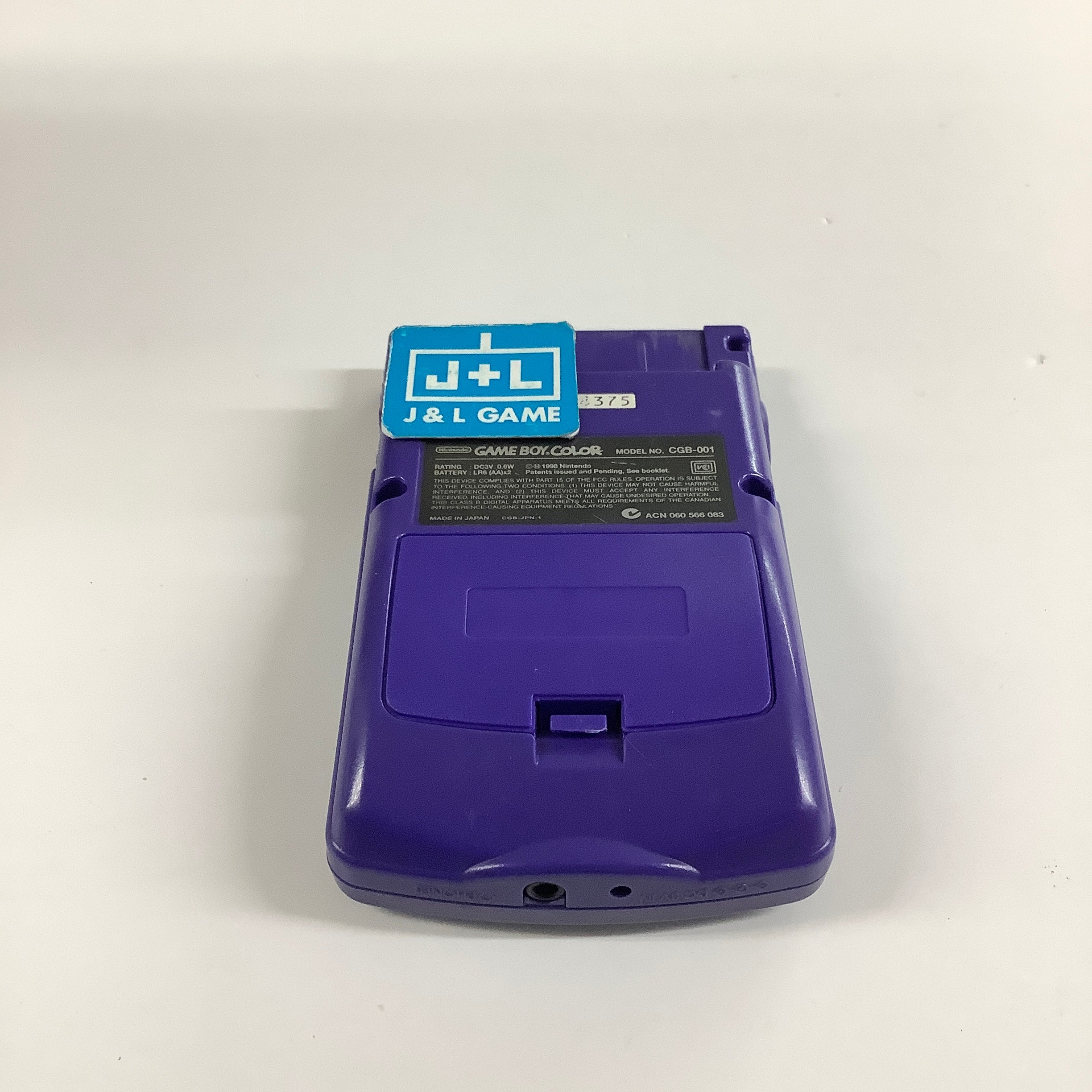 Nintendo Game Boy Color Console (Grape) - (GBC) Game Boy Color [Pre-Owned] Consoles Nintendo