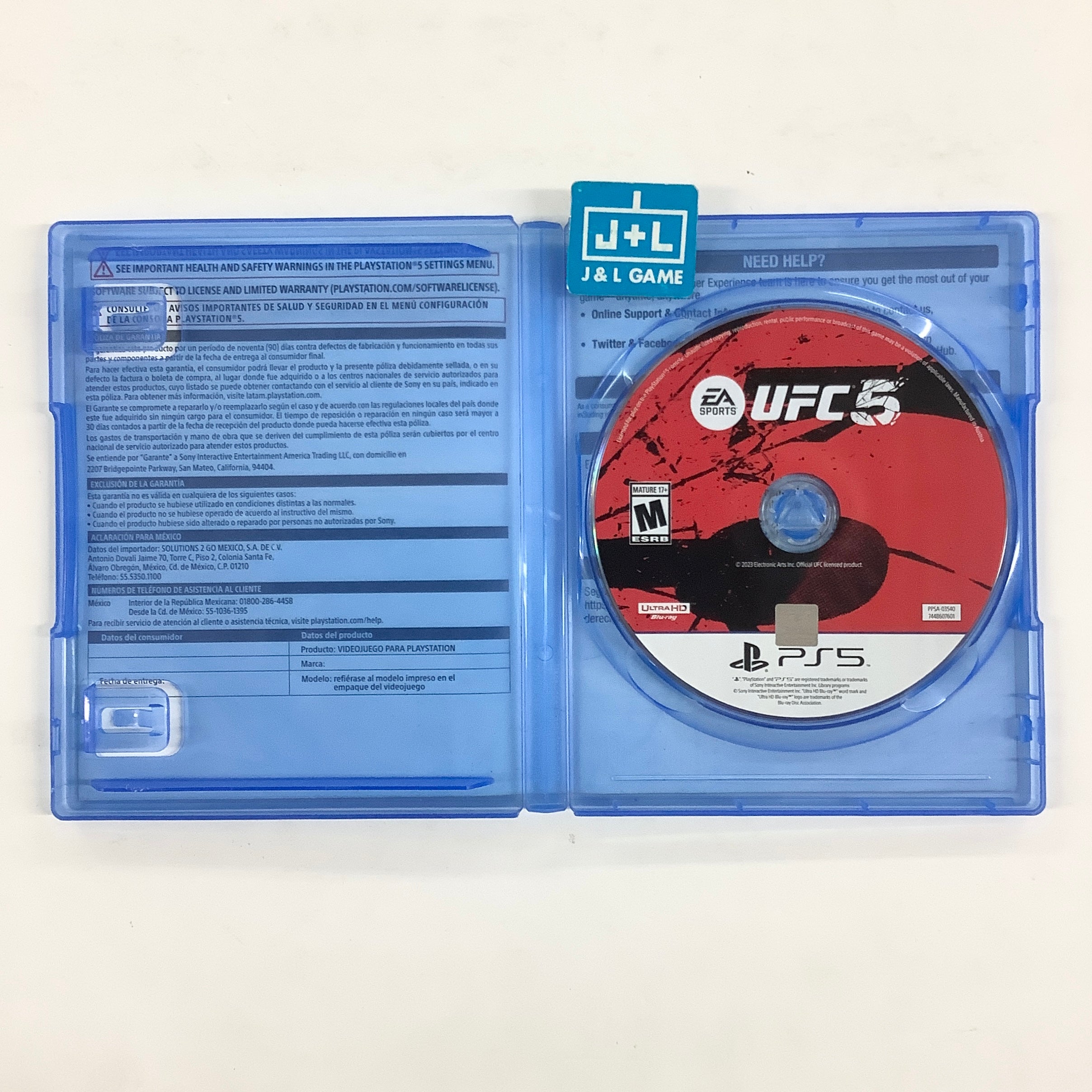 UFC 5 - (PS5) PlayStation 5 [Pre-Owned] Video Games Electronic Arts