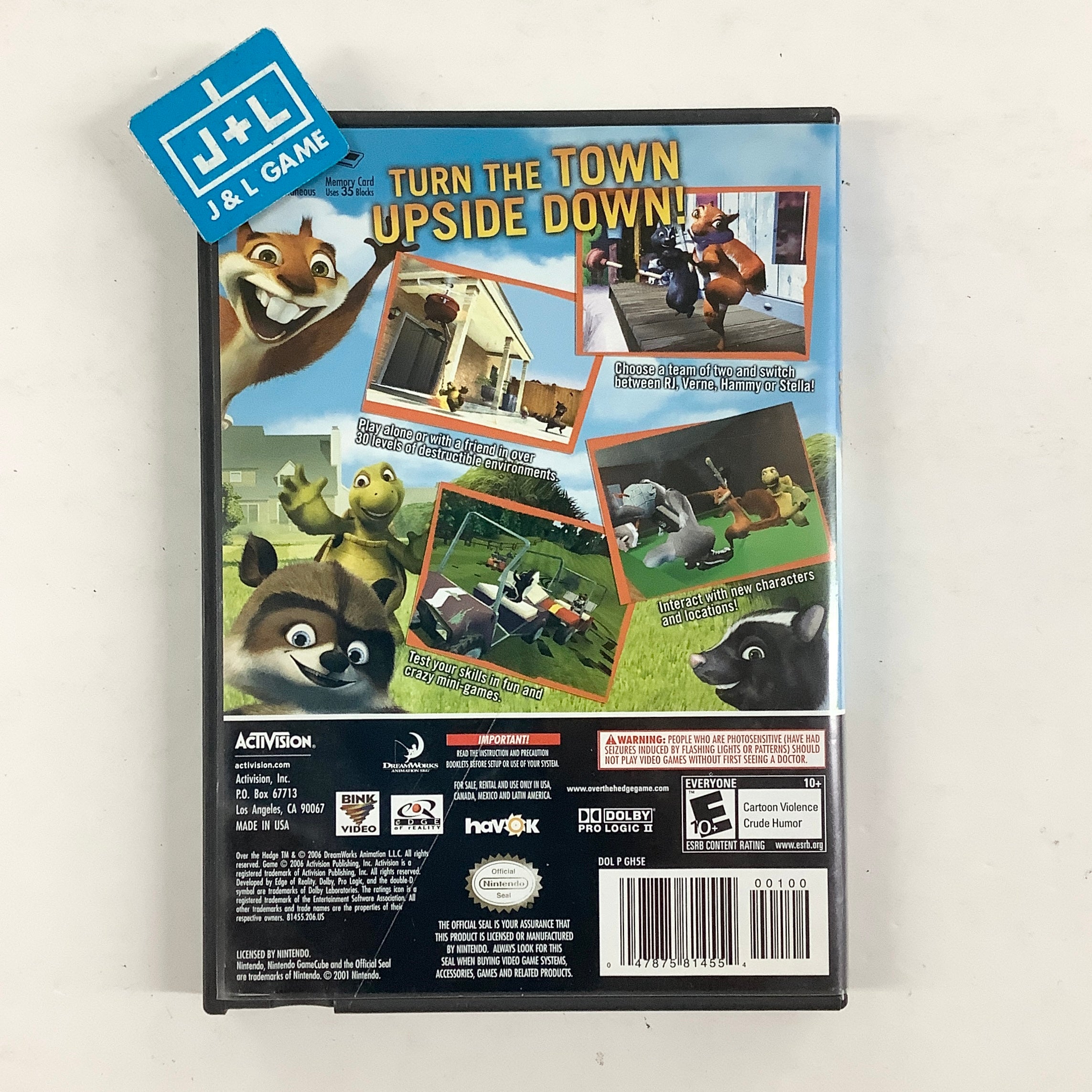 Over the Hedge - (GC) GameCube [Pre-Owned] Video Games Activision