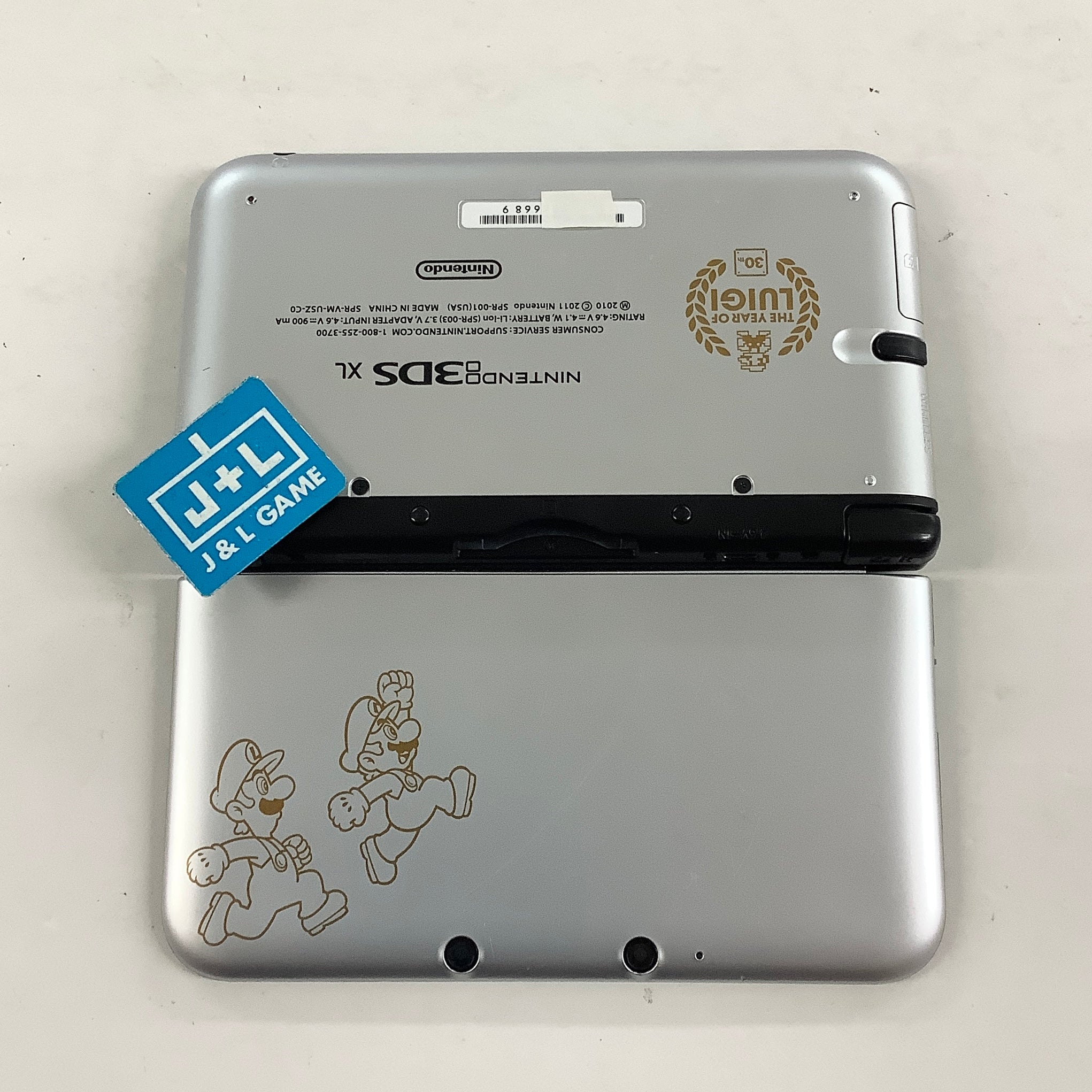 Nintendo 3DS XL Console (Mario & Luigi Silver) - Nintendo 3DS [Pre-Owned] Consoles Nintendo