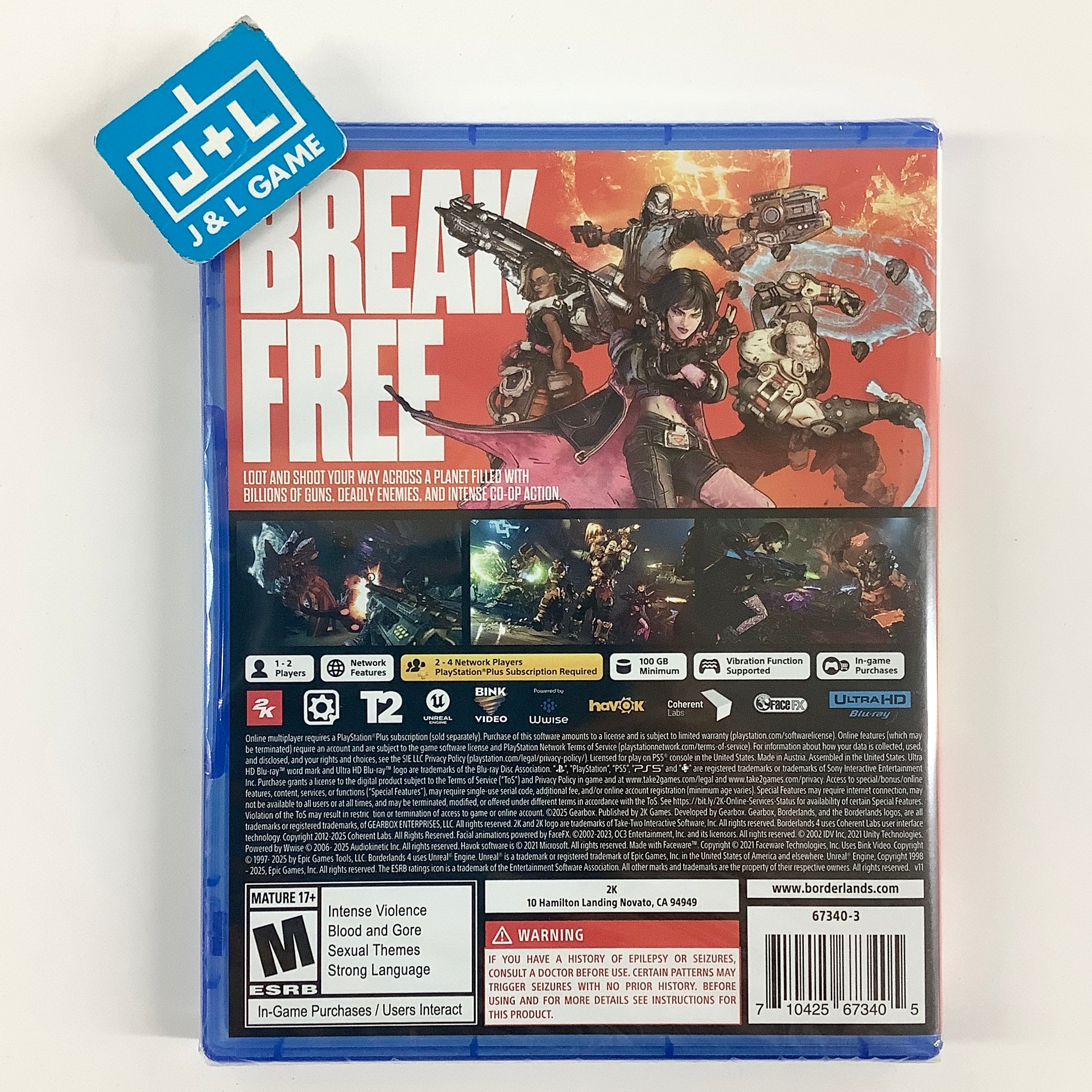 Borderlands 4 - (PS5) PlayStation 5 Video Games 2K Games