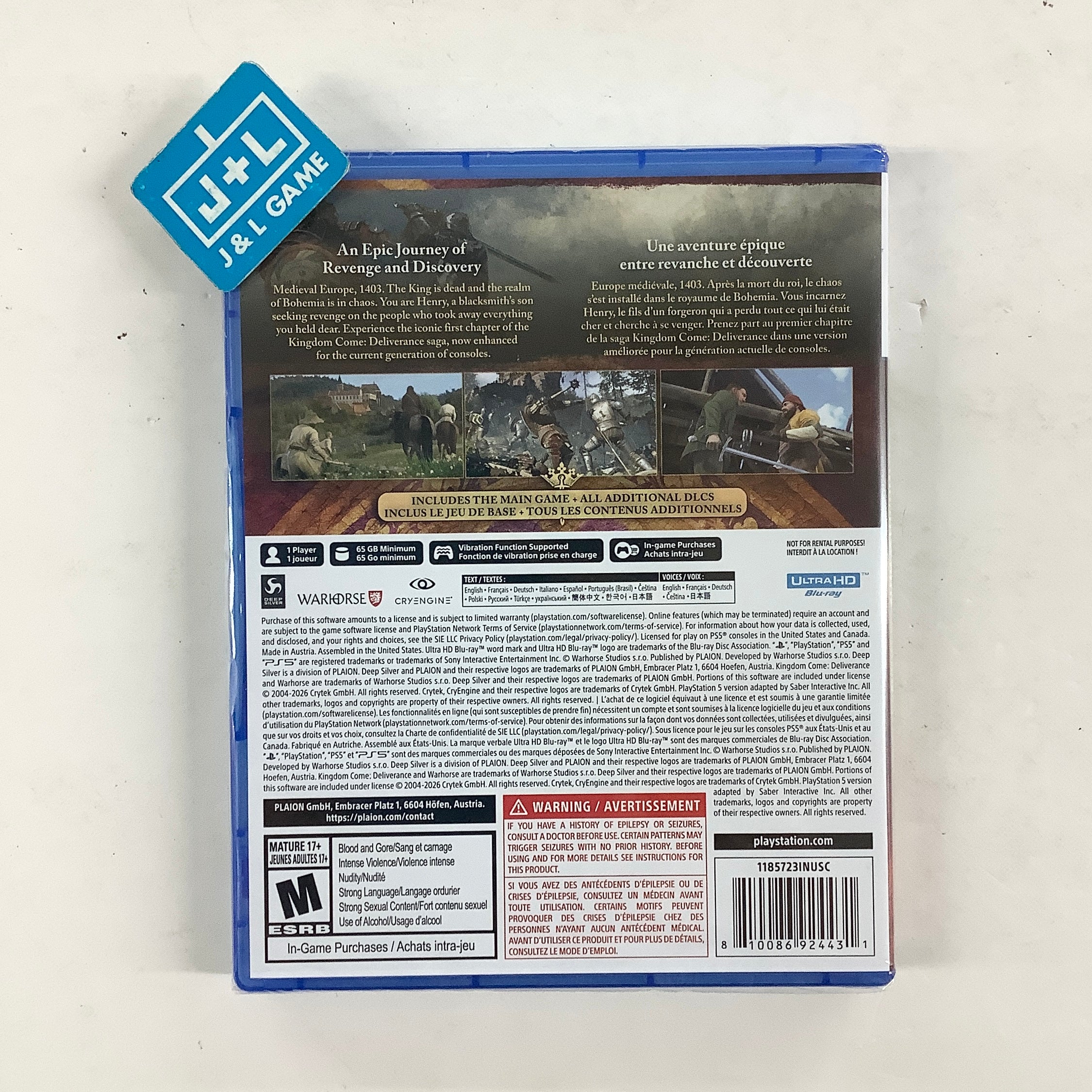 Kingdom Come Deliverance: Royal Edition - (PS5) PlayStation 5 CONSOLE_VIDEO_GAMES Deep Silver