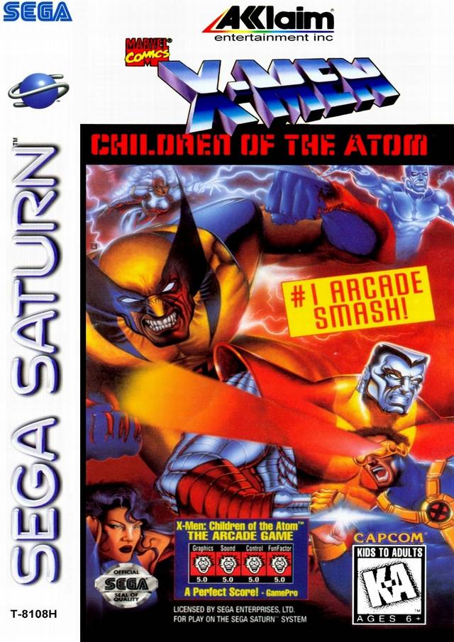 X-men: Children of the Atom - (SS) Sega Saturn [Pre-Owned] Video Games Acclaim