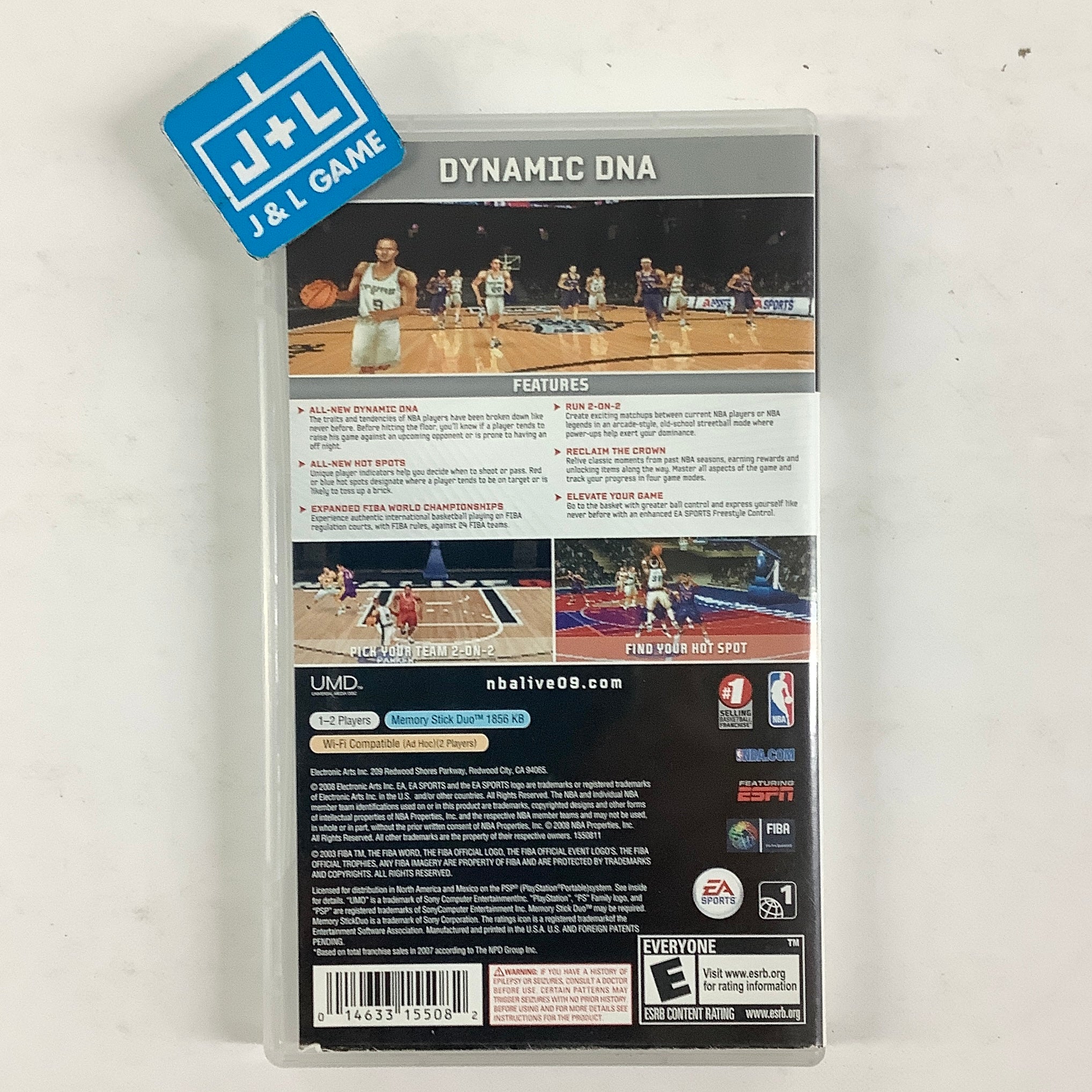 NBA Live 09 - Sony PSP [Pre-Owned] Video Games EA Sports