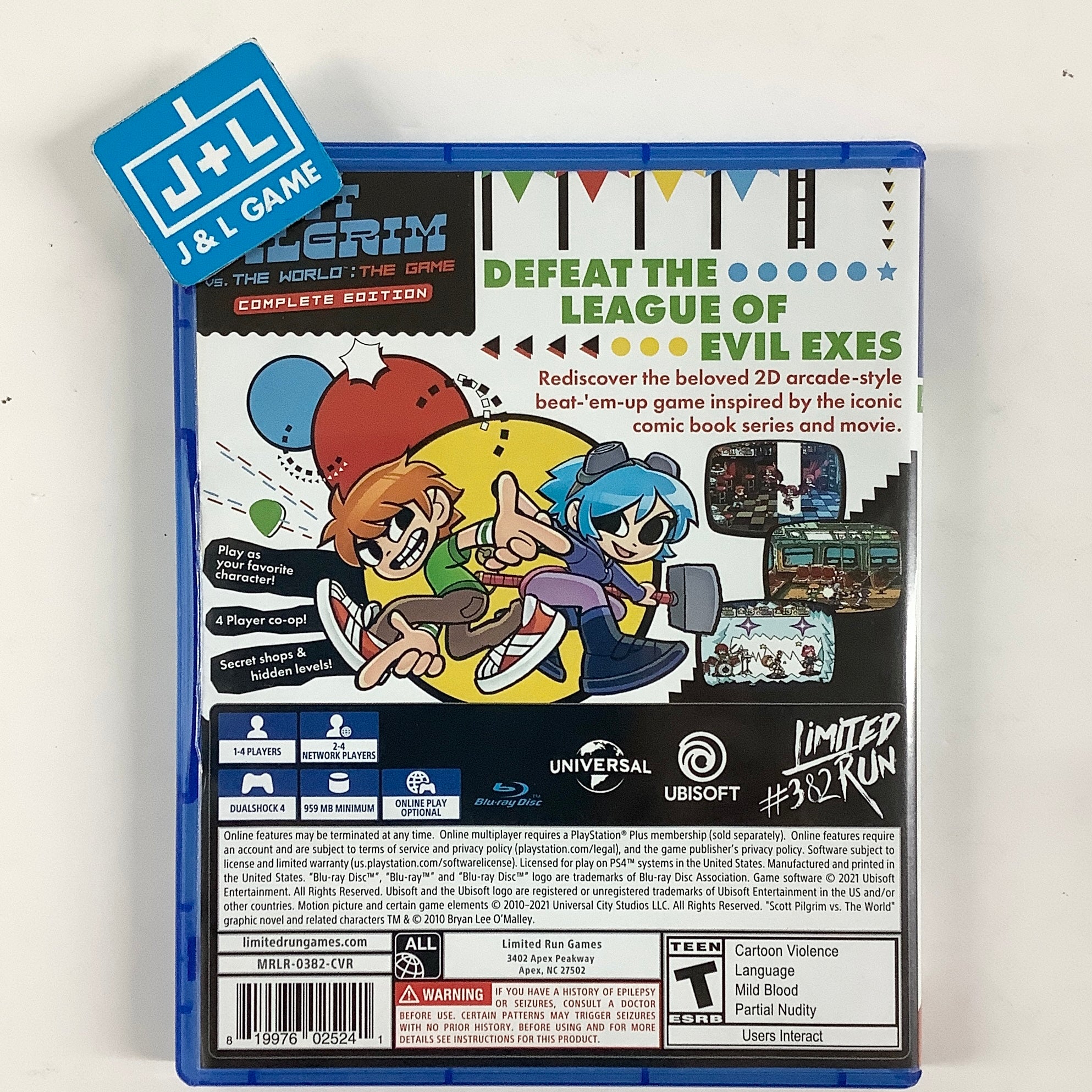 Scott Pilgrim vs. The World: Complete Edition (Limited Run #382) - (PS4) PlayStation 4 [Pre-Owned