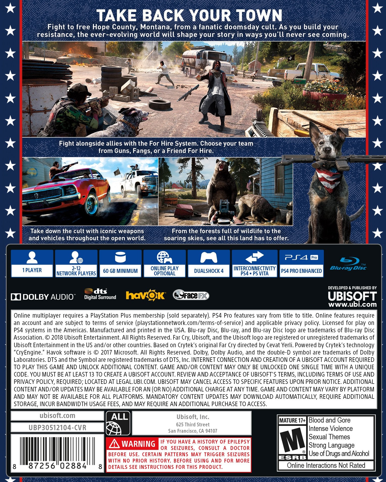 Far Cry 5 - (PS4) PlayStation 4 Video Games Ubisoft