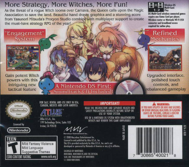 Luminous Arc 2 - (NDS) Nintendo DS [Pre-Owned] Video Games Atlus   